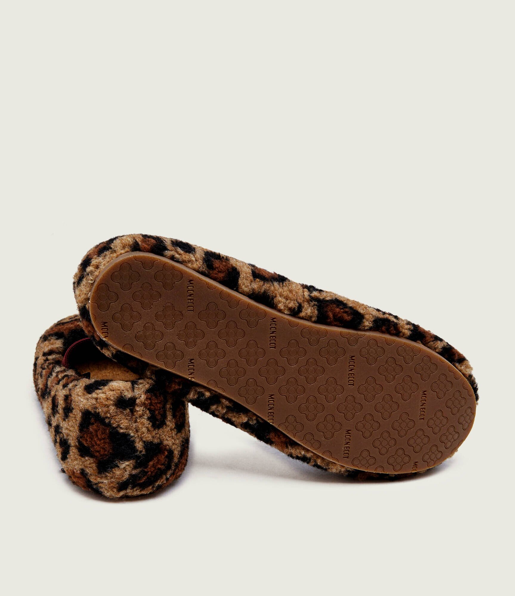 Moon Boot Căptușite balerini MB Fleece Ballerina Leopard Mary Jane cu adaos de lână