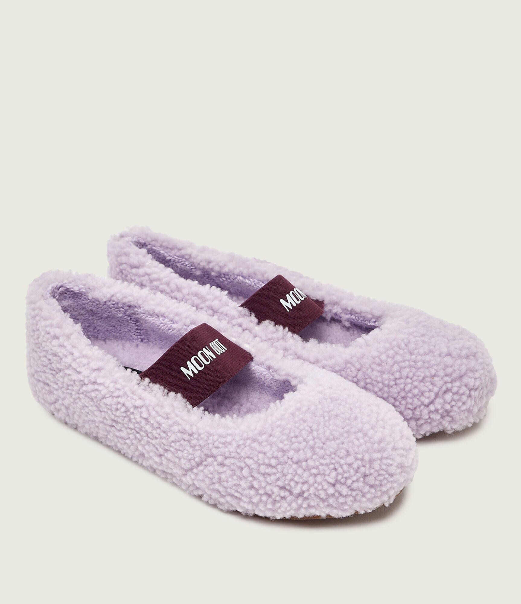 Moon Boot De lână balerini Mary Jane | shearling