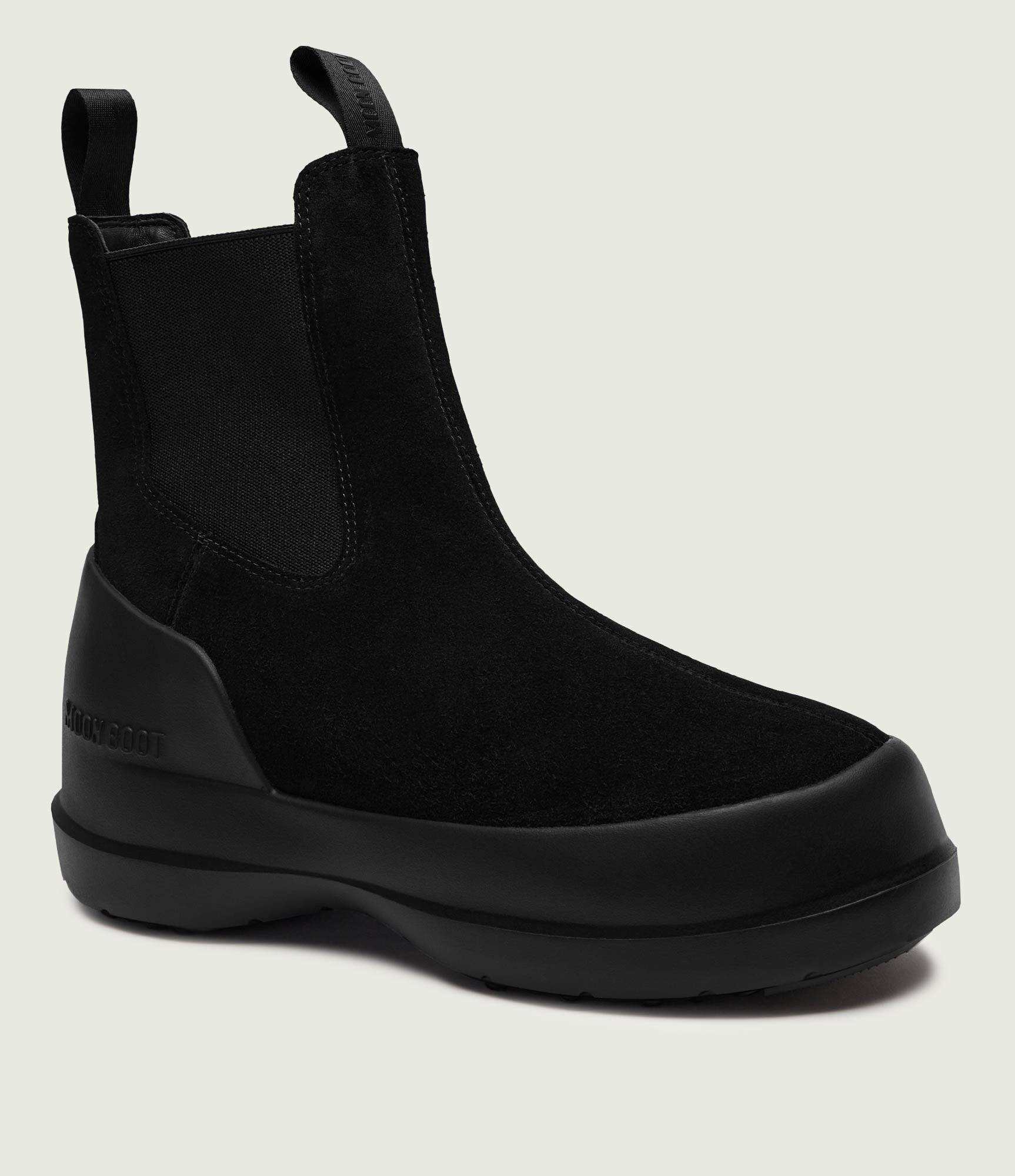Moon Boot Ghete chelsea Luna | piele întoarsă