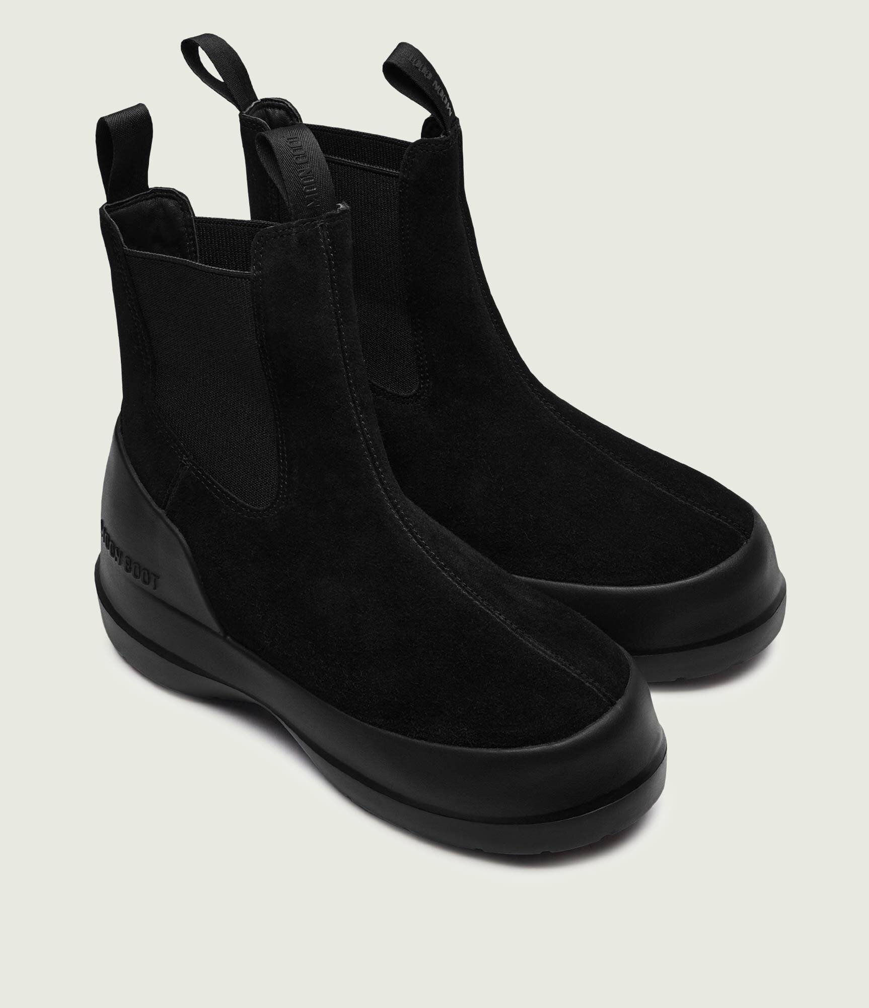Moon Boot Ghete chelsea Luna | piele întoarsă