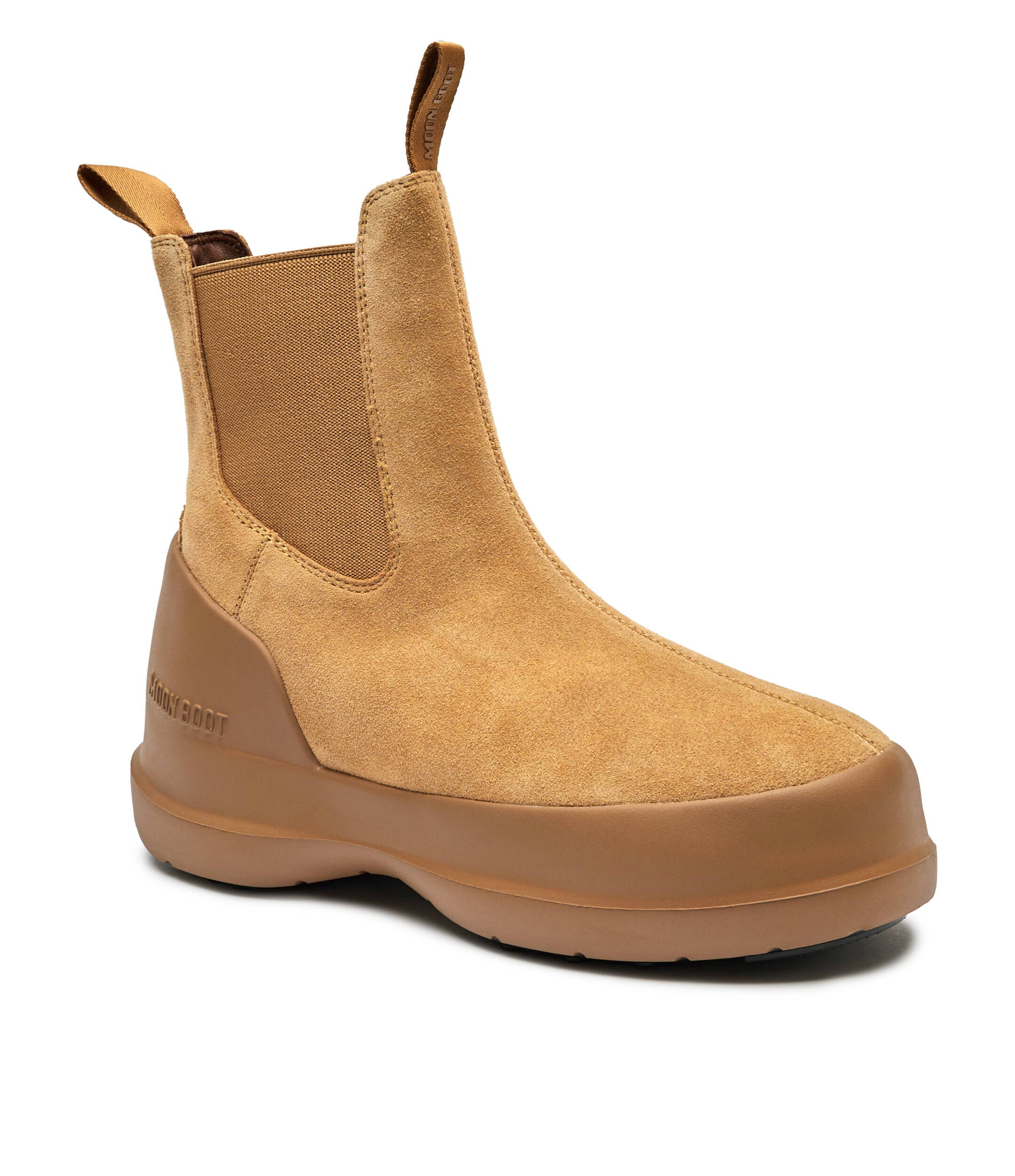 Moon Boot Ghete chelsea Luna | piele întoarsă