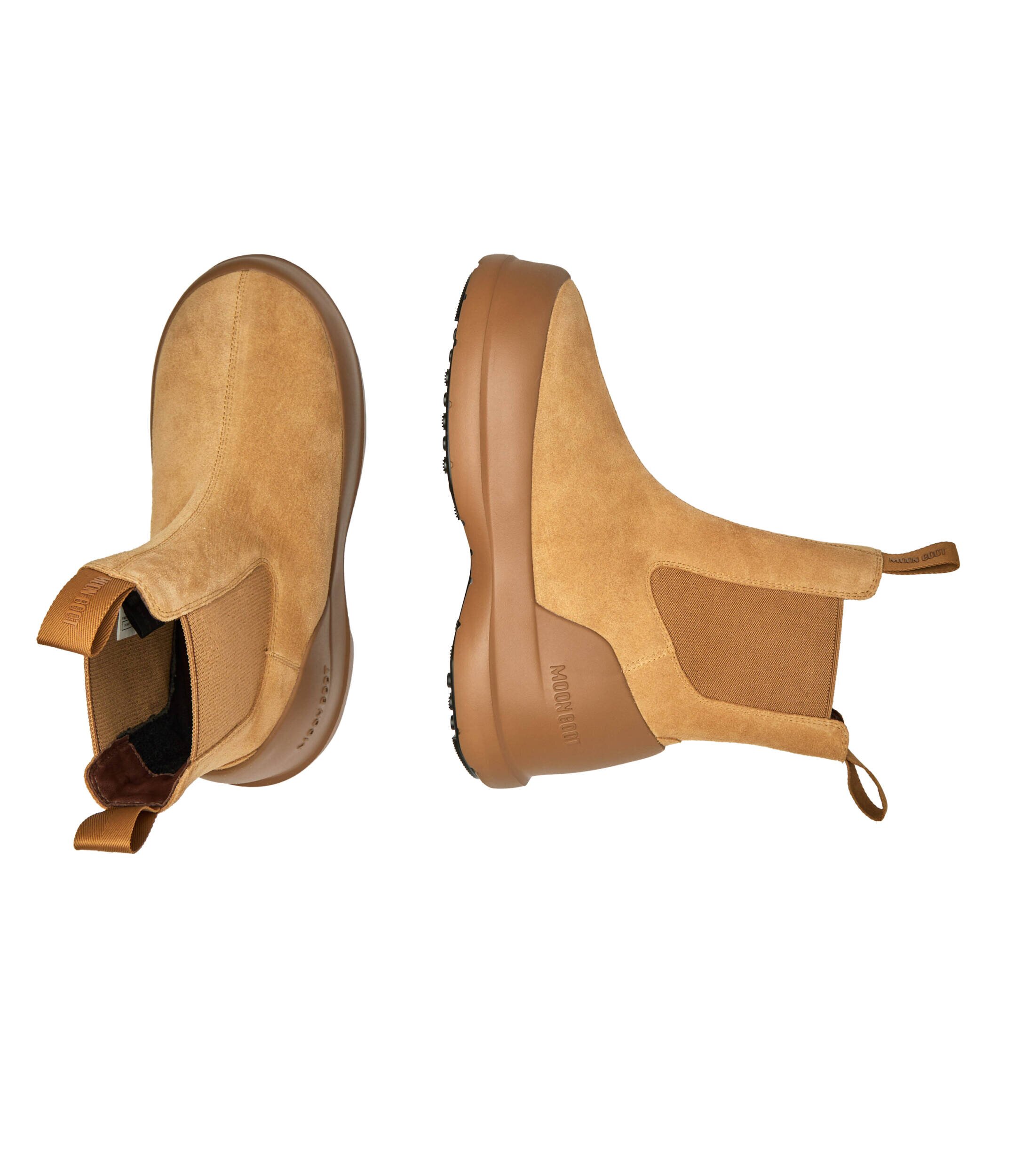 Moon Boot Ghete chelsea Luna | piele întoarsă