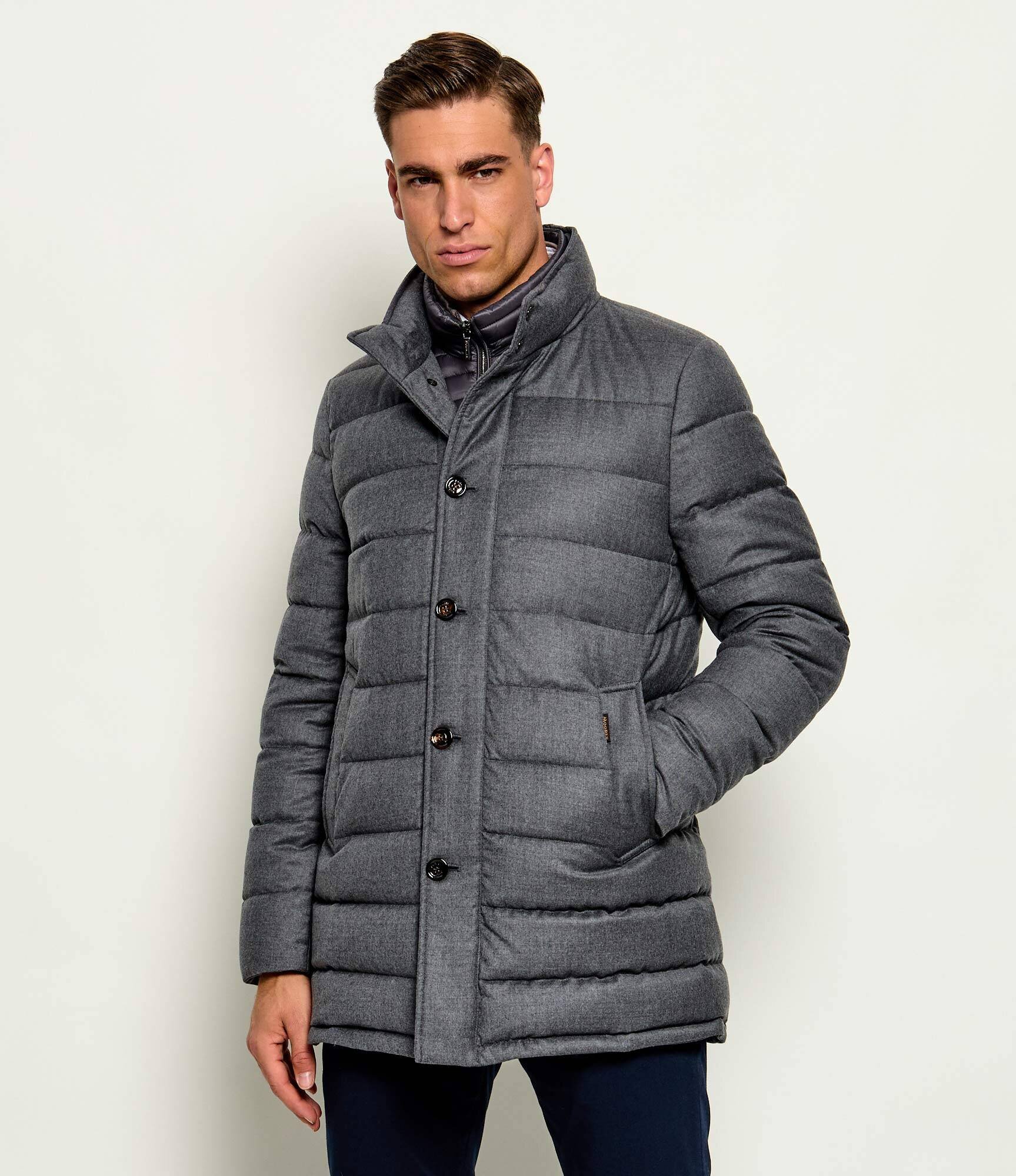 MooRER Geacă de puf 2w1 Calegarl-L | lână | regular fit cu adaos de cașmir