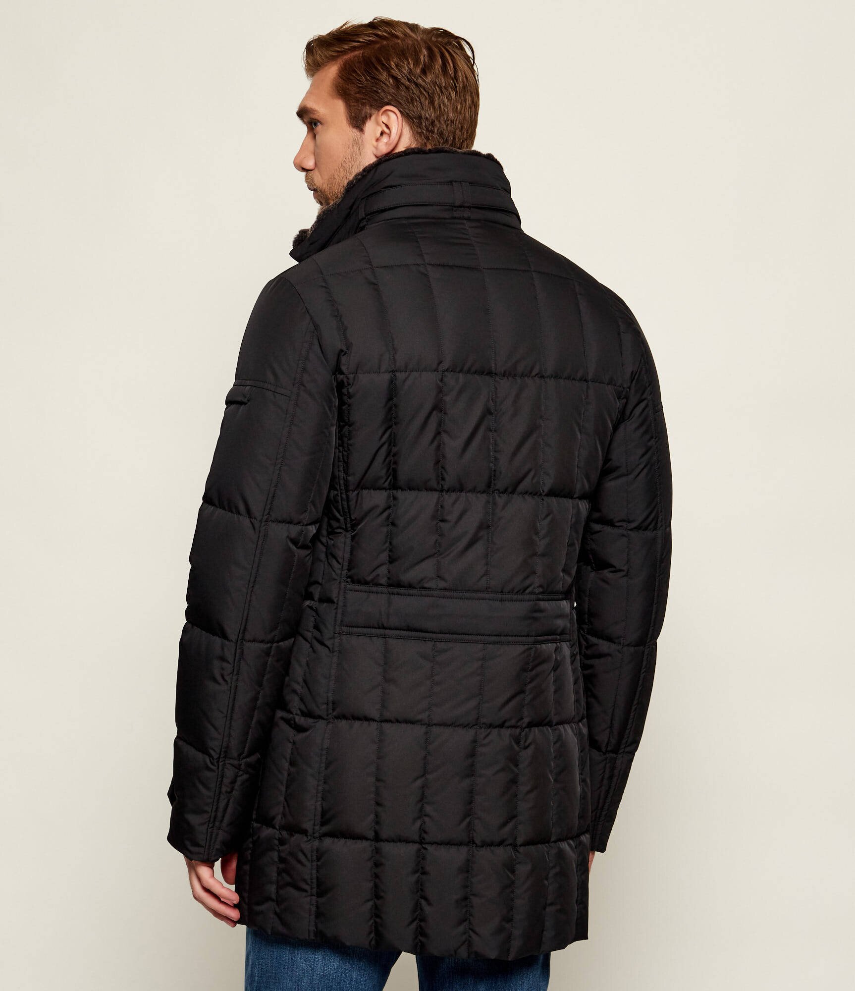 MooRER Geacă de puf MORRIS-KM | Slim Fit cu adaos de lână