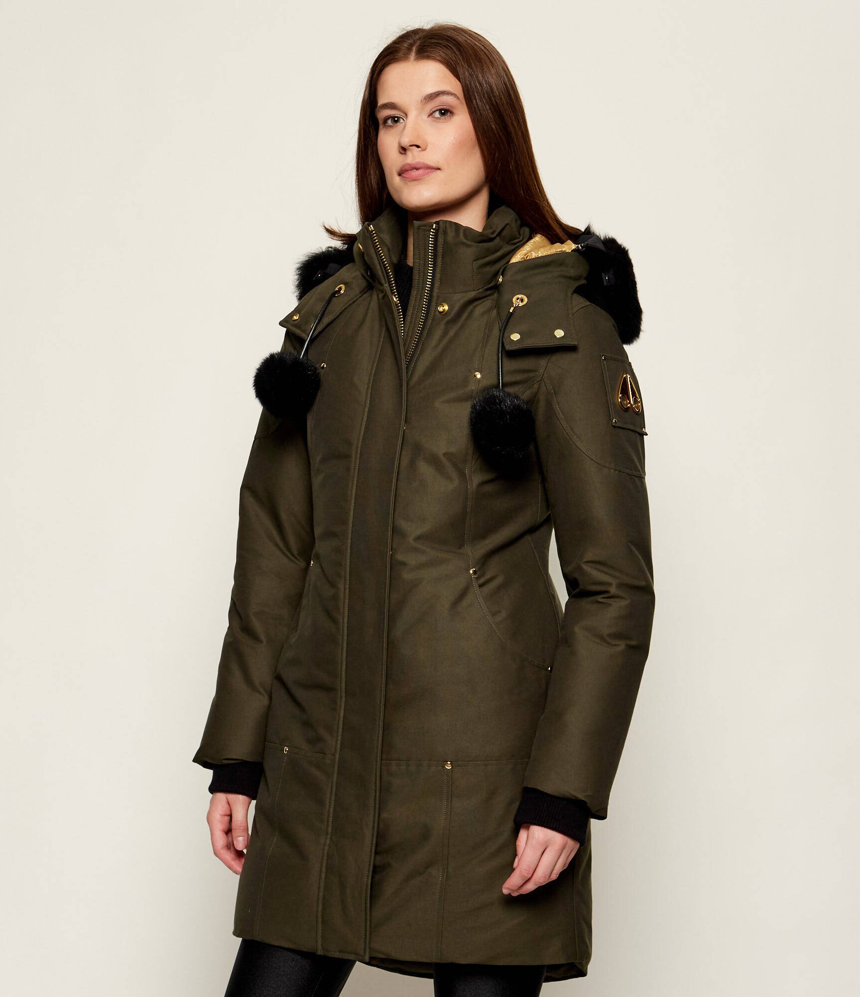 Moose Knuckles De puf geacă parka | Slim Fit