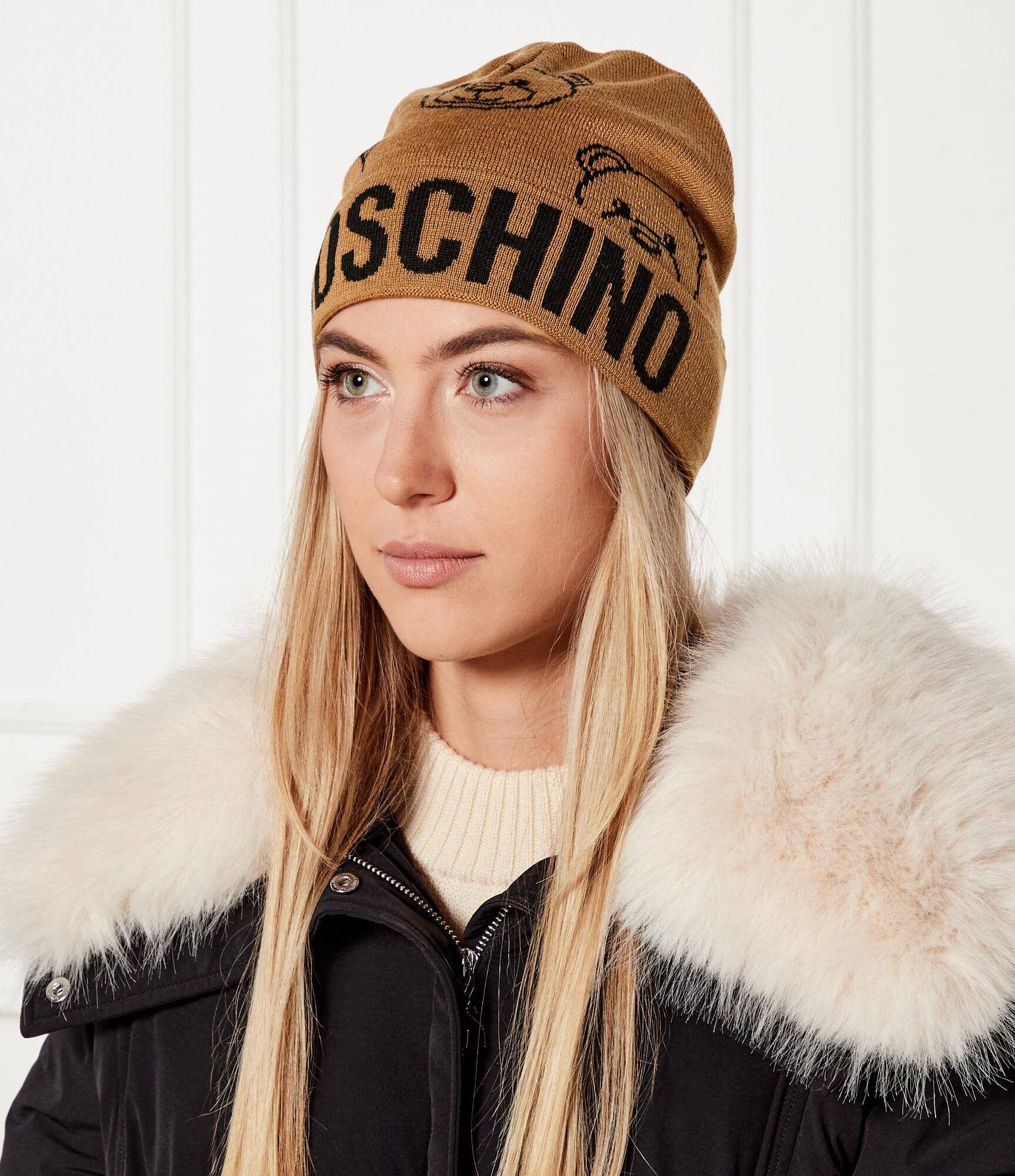 Moschino Căciulă cu adaos de lână