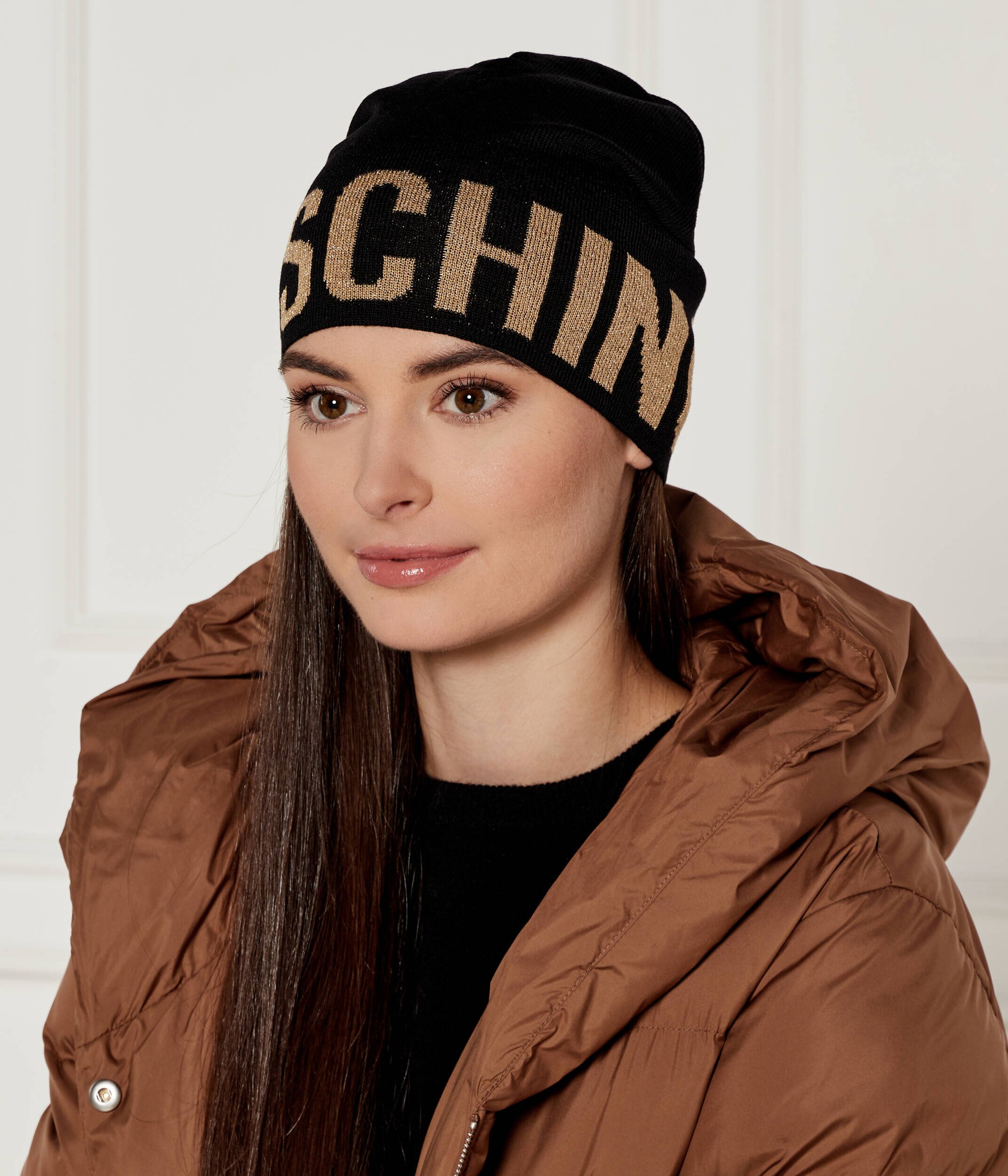 Moschino Căciulă cu adaos de lână