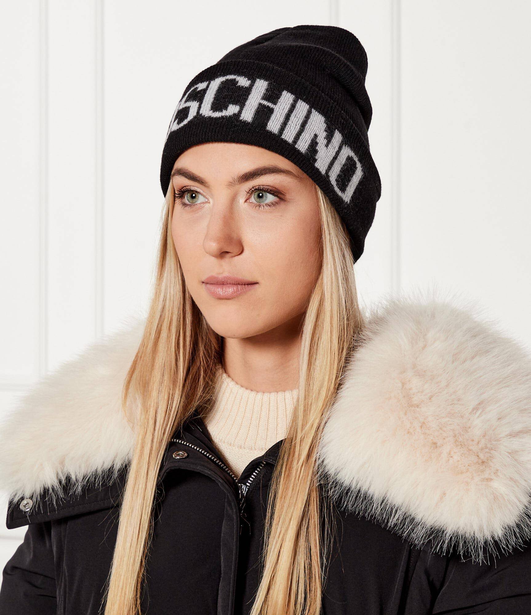Moschino Căciulă cu adaos de lână și cașmir