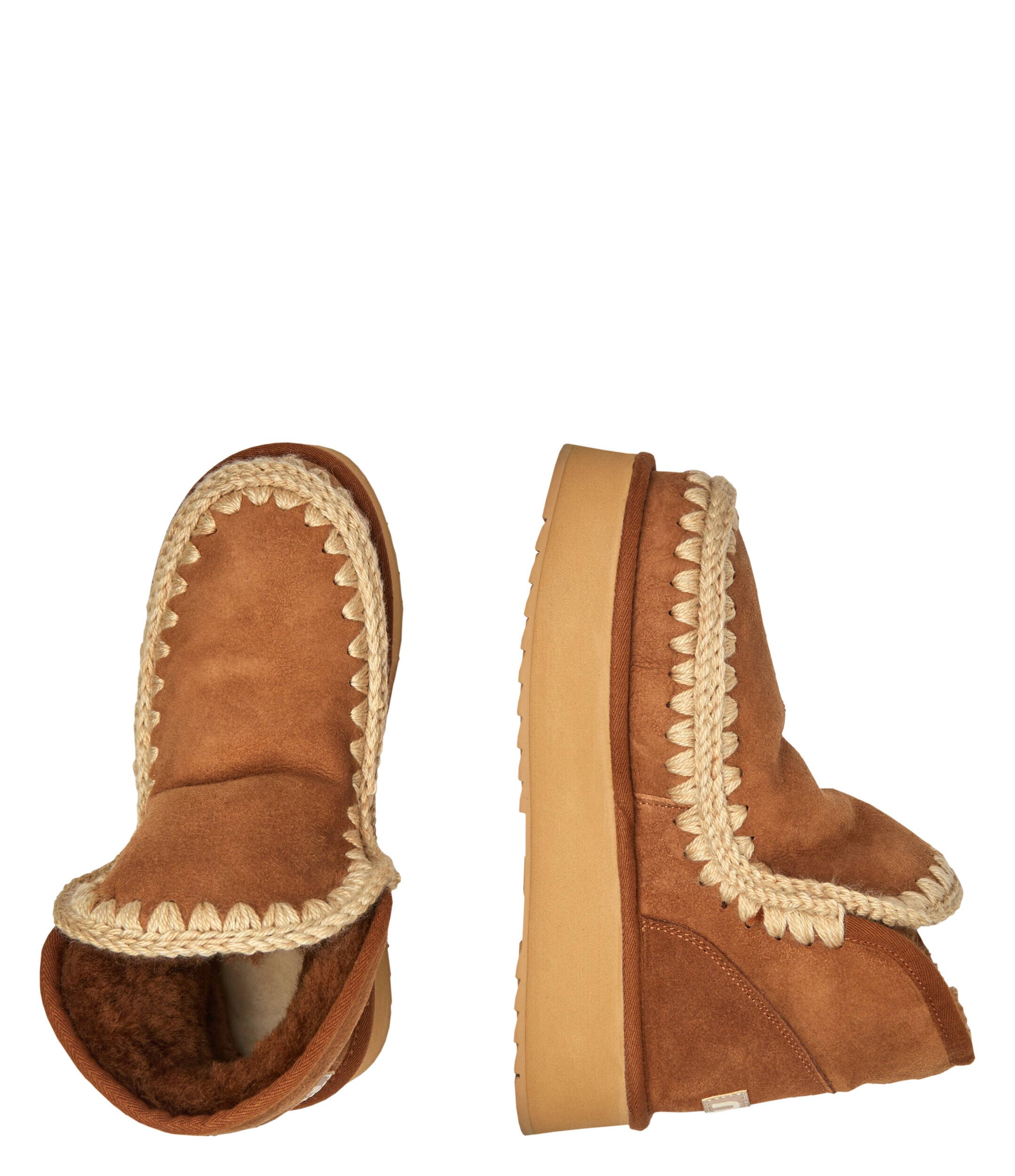 Mou Bocanci Mini Eskimo Platform | lână | piele întoarsă