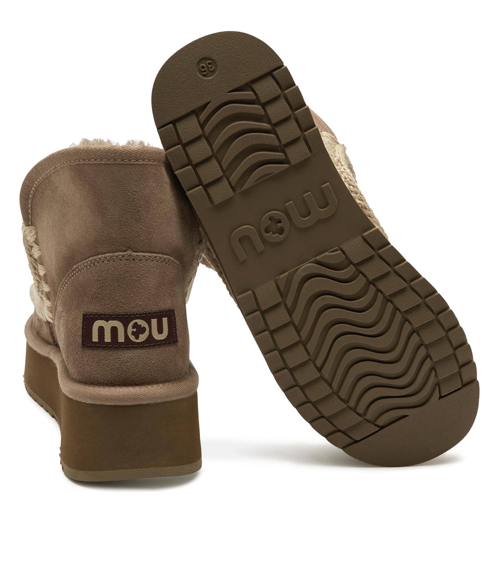 Mou Bocanci Mini Eskimo Platform | piele întoarsă