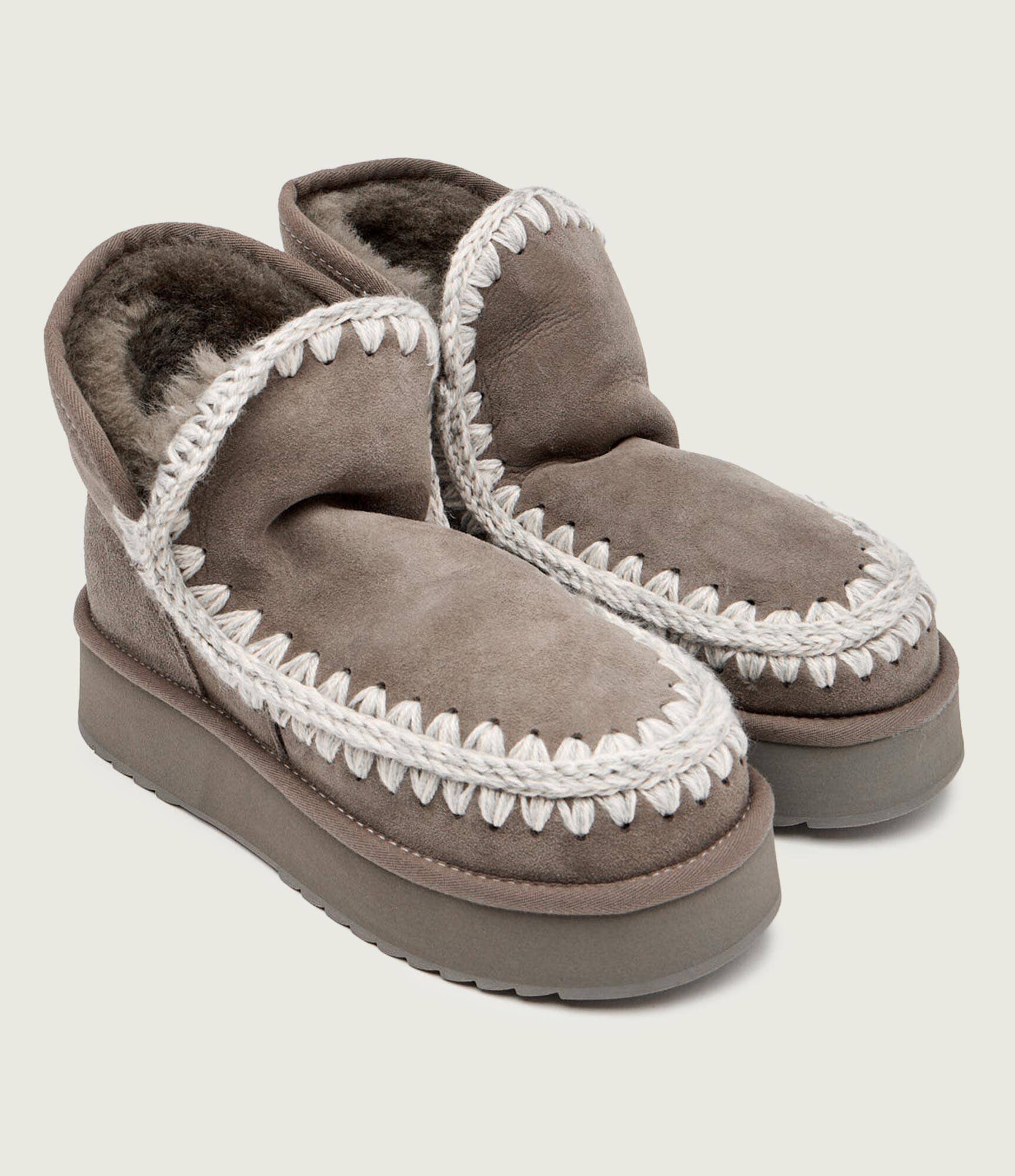 Mou Bocanci Mini Eskimo Platform | piele întoarsă