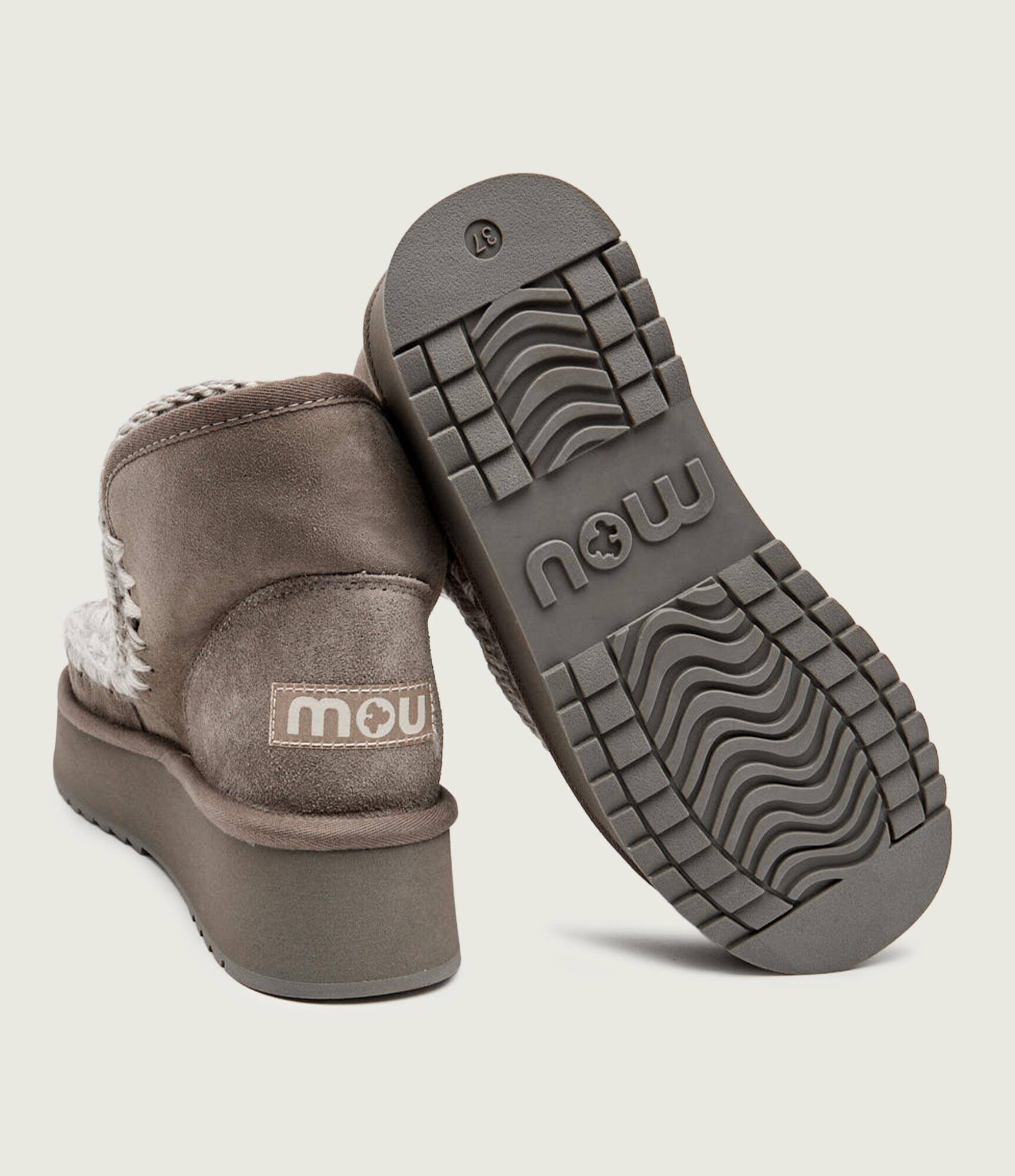 Mou Bocanci Mini Eskimo Platform | piele întoarsă