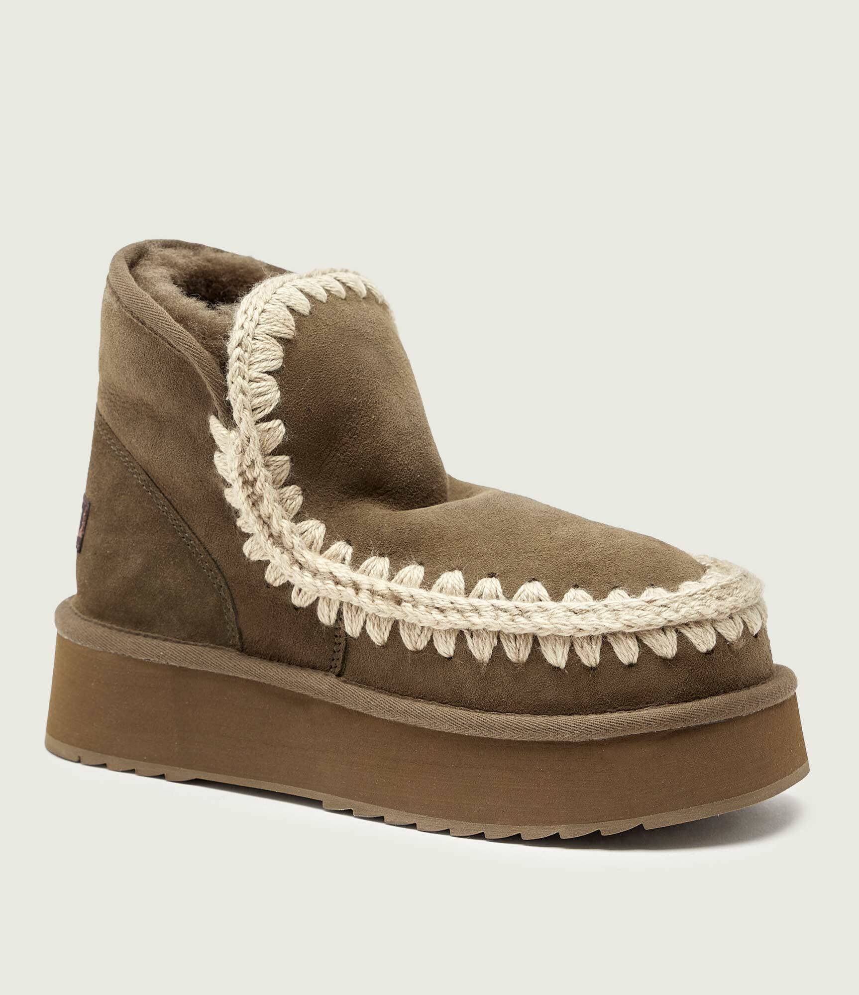 Mou Bocanci Mini Eskimo Platform | piele întoarsă