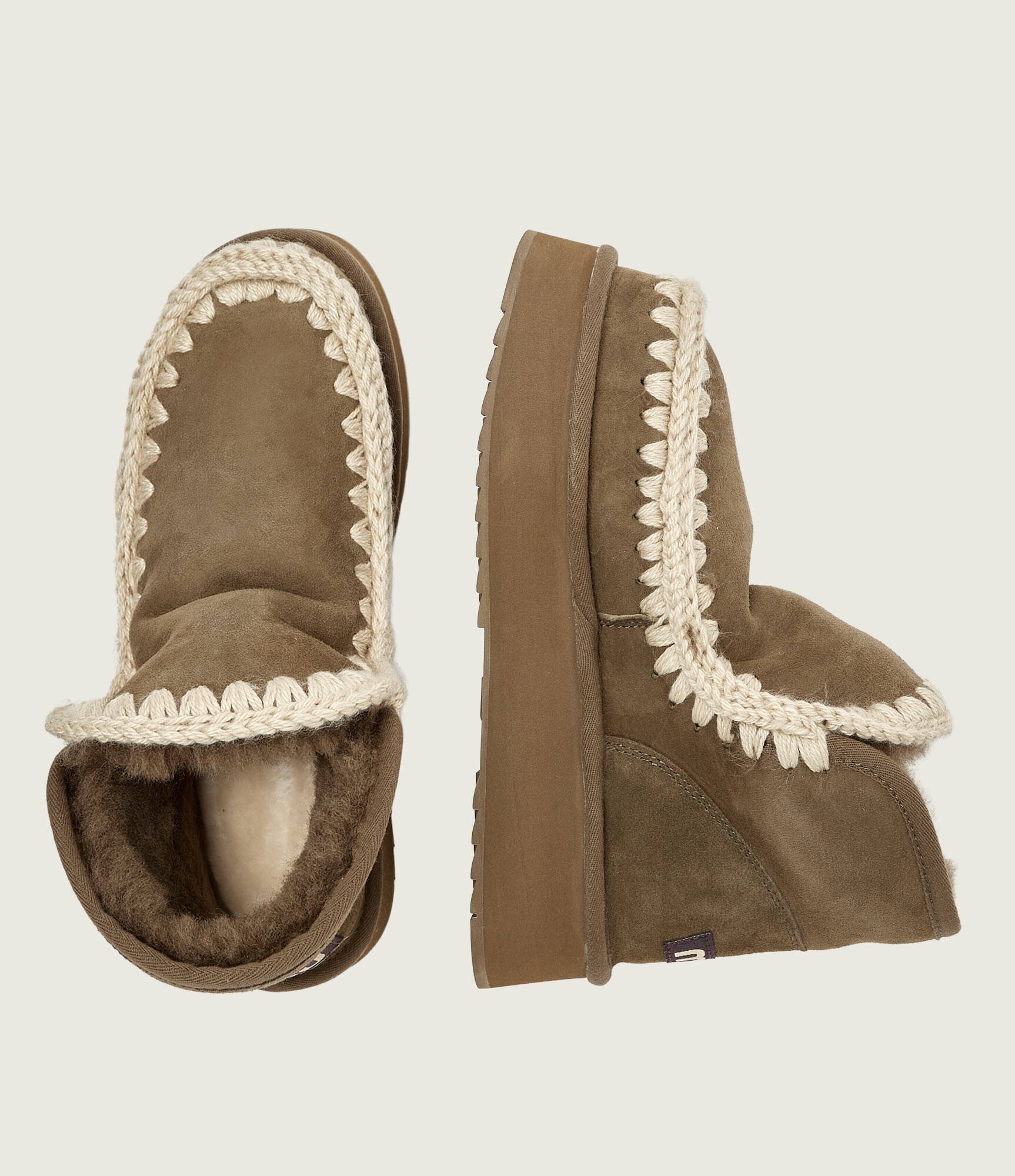 Mou Bocanci Mini Eskimo Platform | piele întoarsă