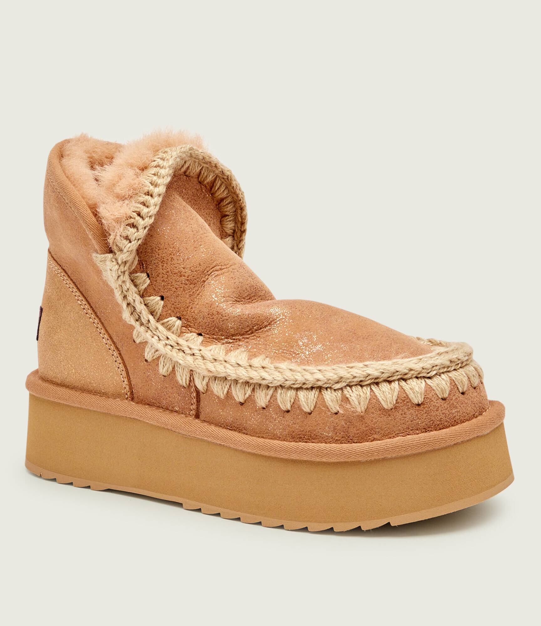 Mou Bocanci Mini Eskimo Platform | piele întoarsă