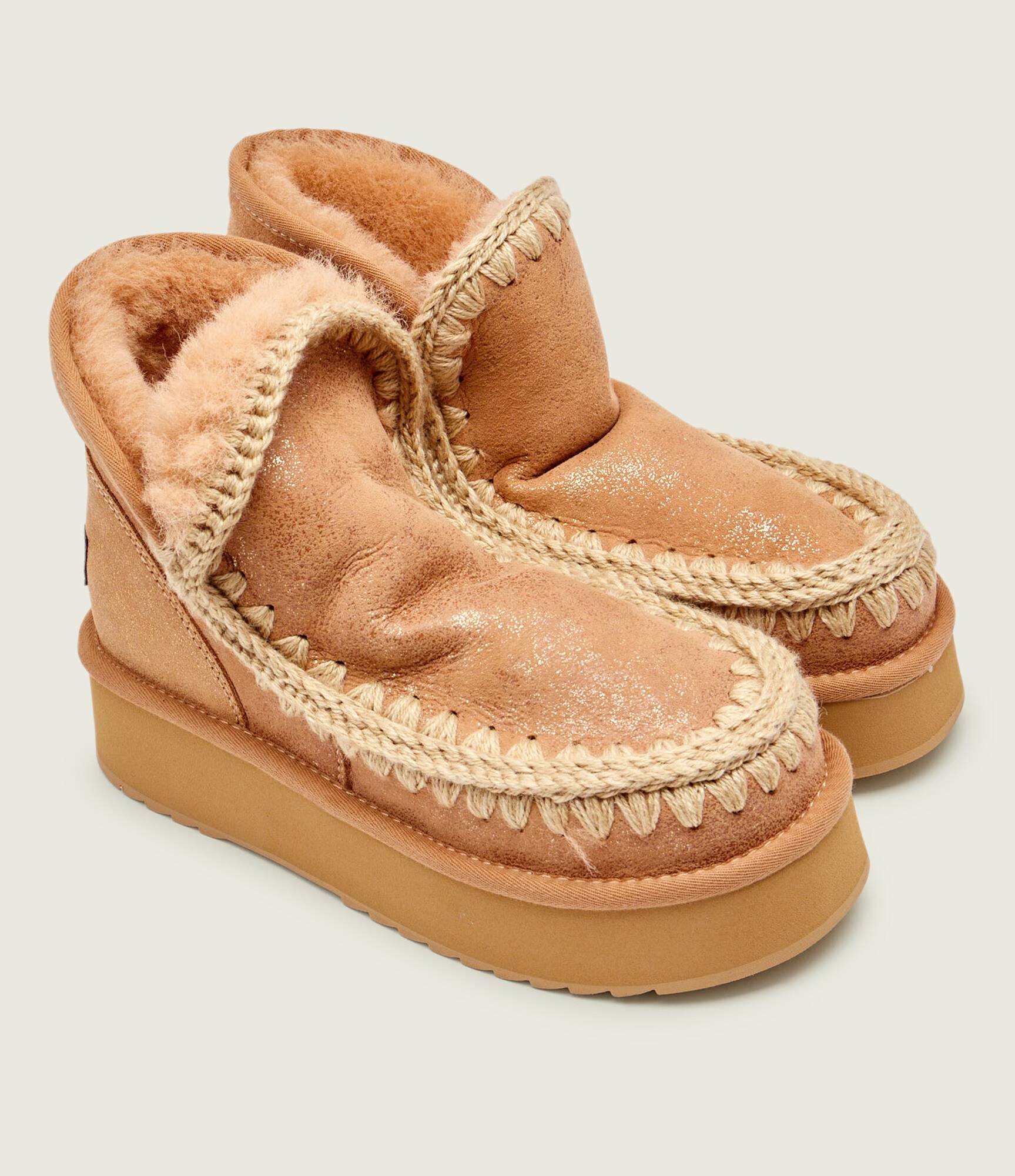Mou Bocanci Mini Eskimo Platform | piele întoarsă