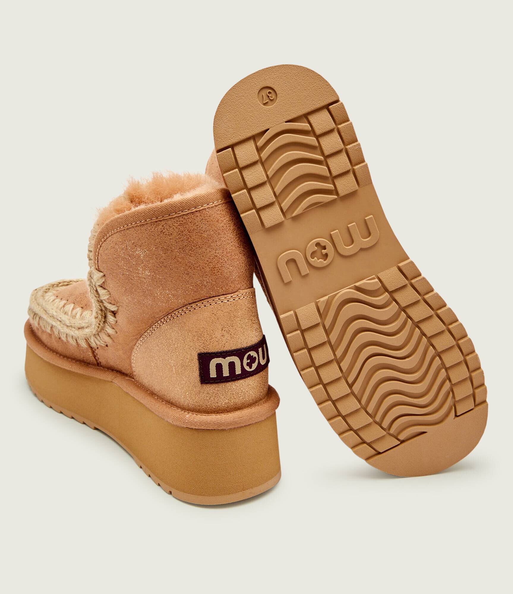 Mou Bocanci Mini Eskimo Platform | piele întoarsă