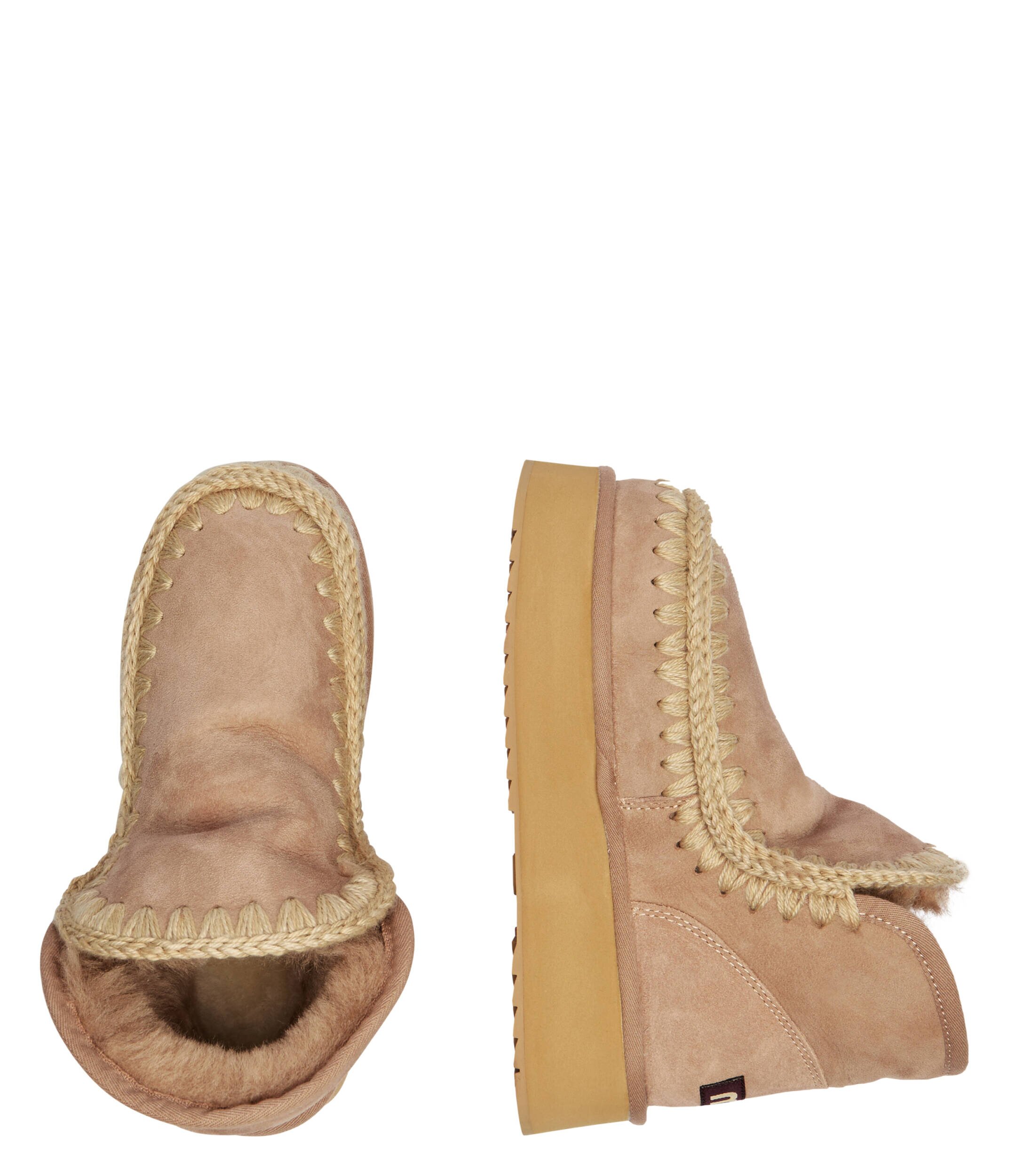 Mou Bocanci Mini Eskimo Platform | piele întoarsă
