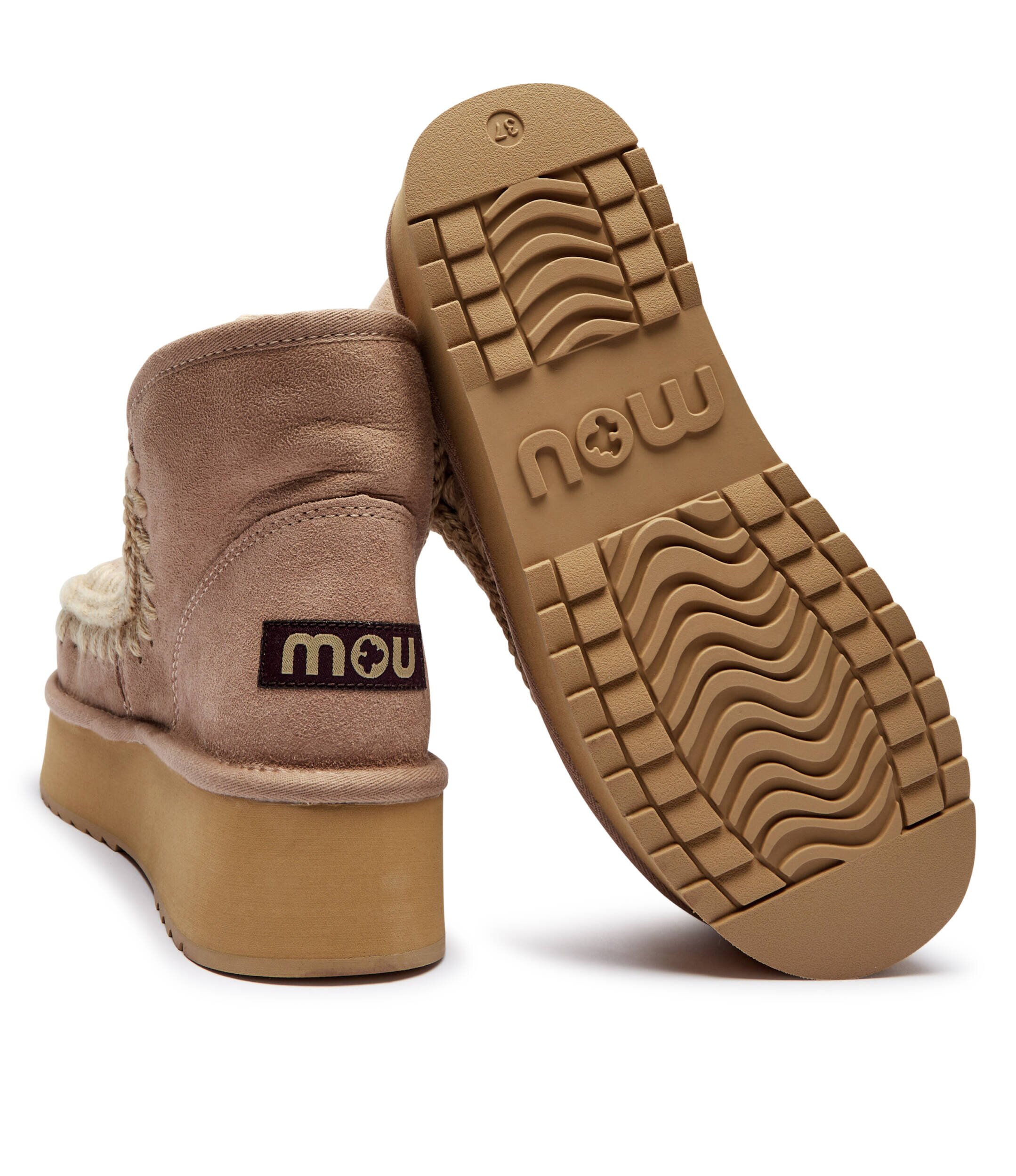Mou Bocanci Mini Eskimo Platform | piele întoarsă