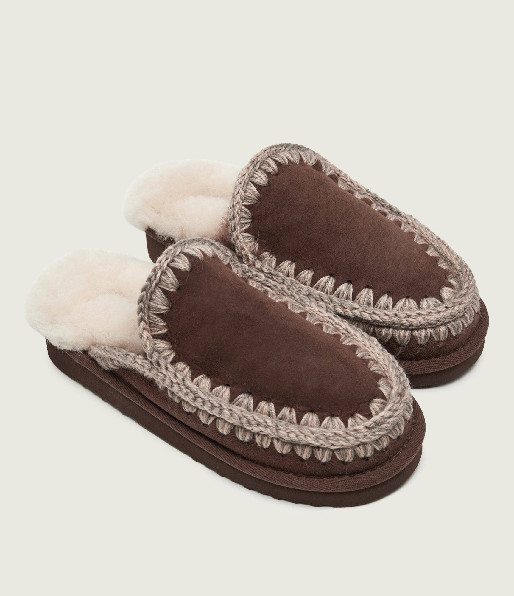 Mou Mules (încălțăminte) Eskimo cu adaos de lână | piele întoarsă