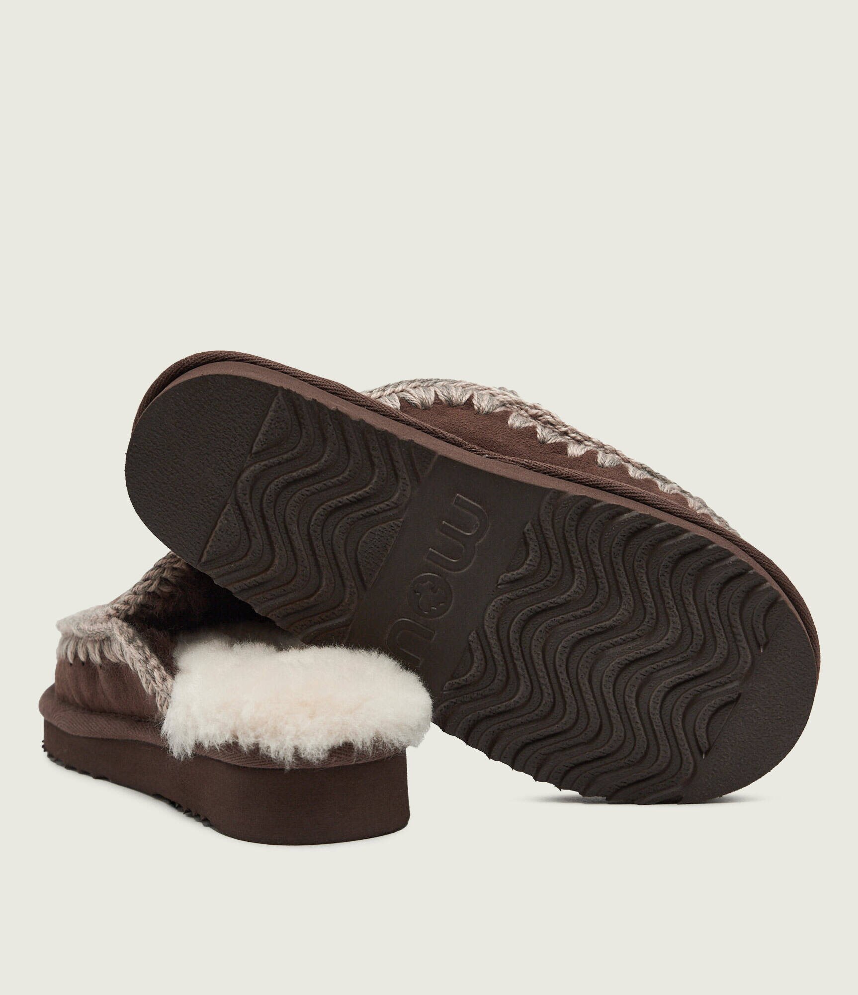 Mou Mules (încălțăminte) Eskimo cu adaos de lână | piele întoarsă