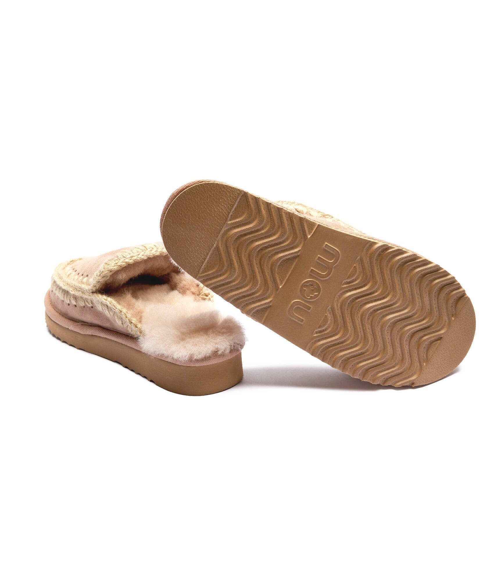 Mou Mules (încălțăminte) Eskimo cu adaos de lână | piele întoarsă