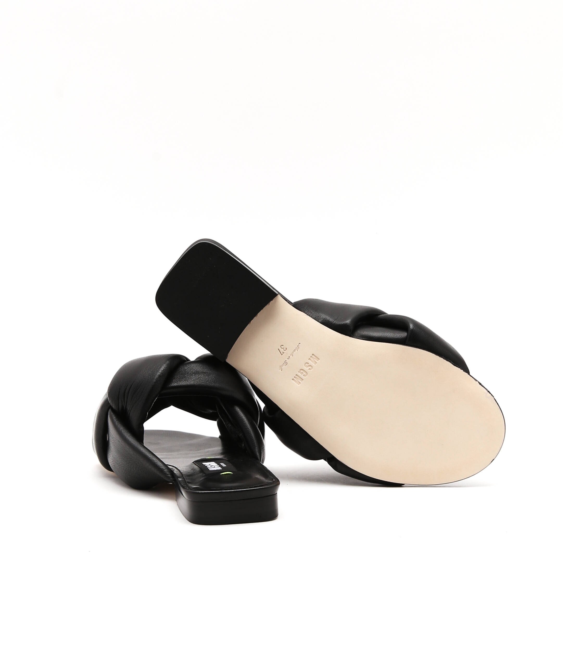 MSGM De piele șlapi Donna