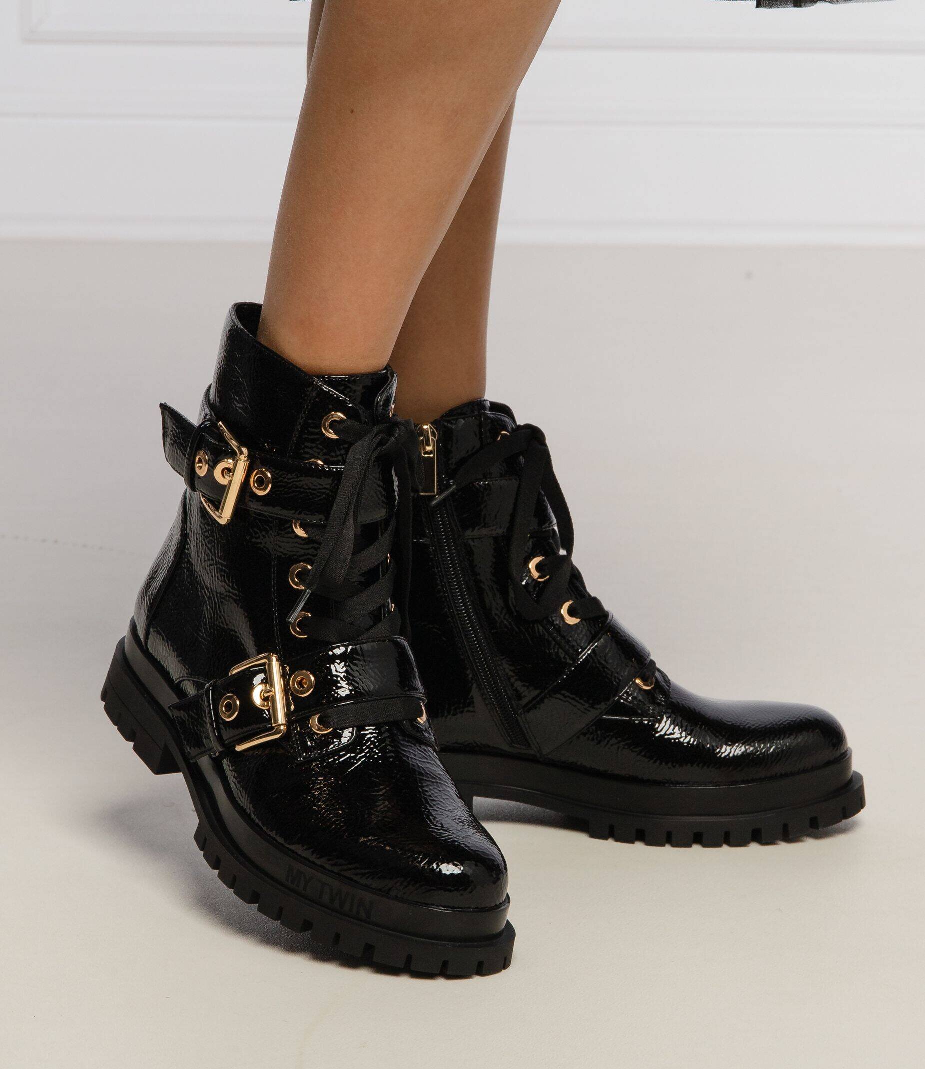 My Twin de piele botine