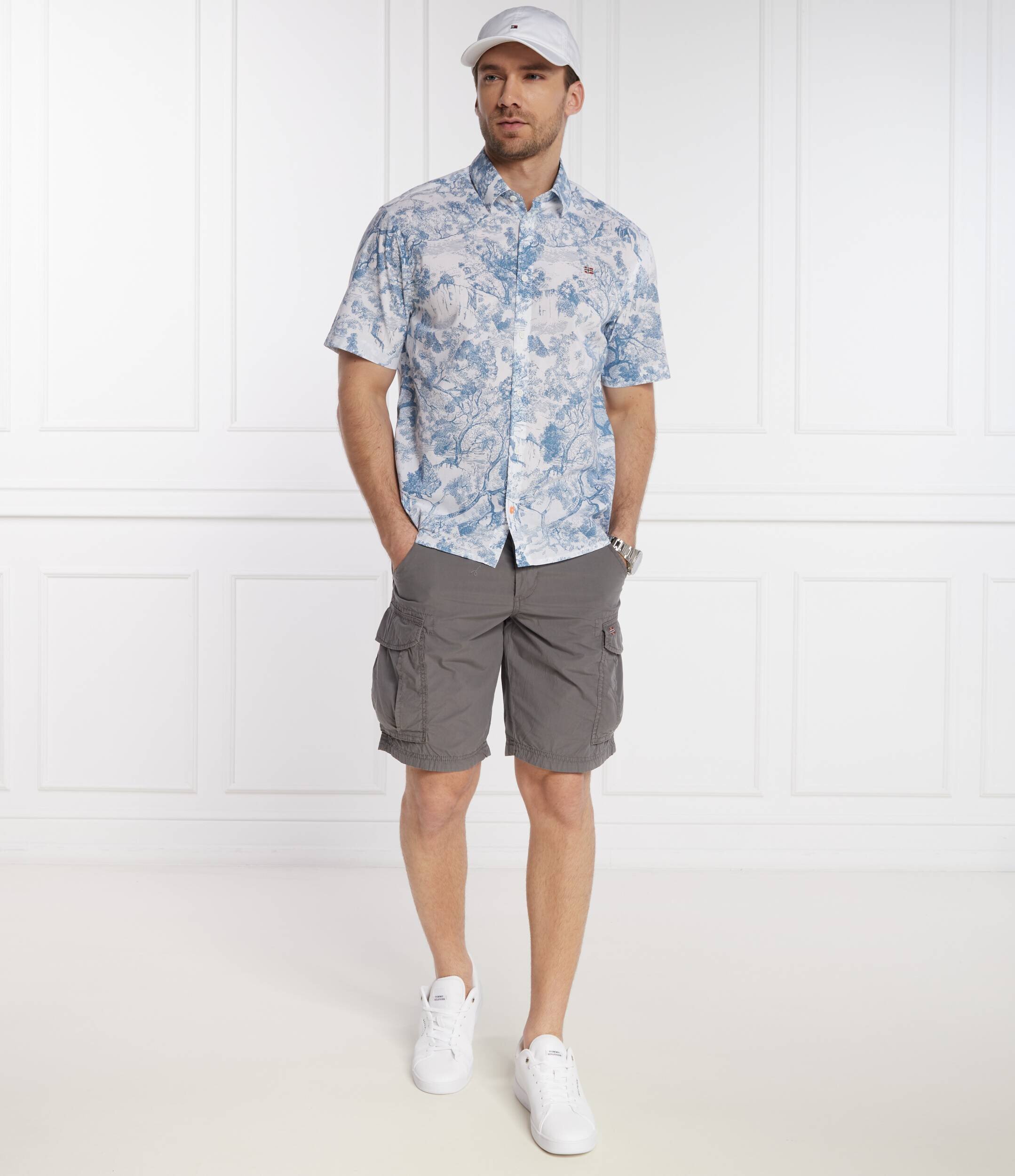 Napapijri Cămașă G-RONGE SS AOP | Regular Fit