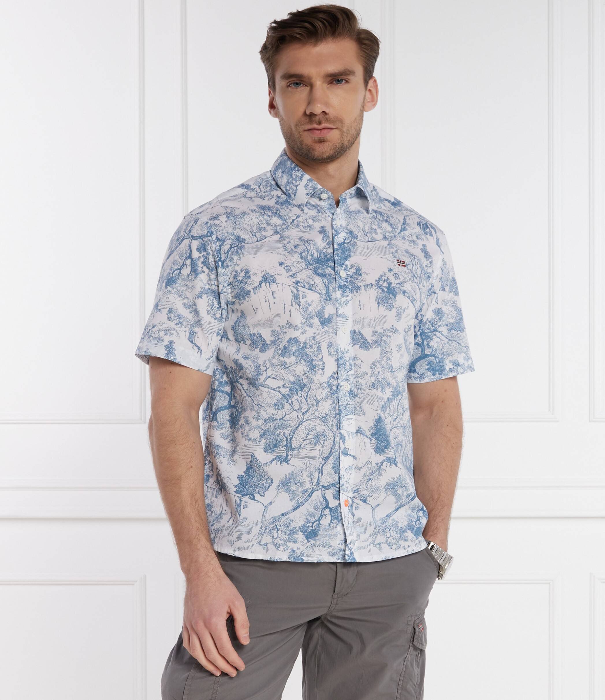 Napapijri Cămașă G-RONGE SS AOP | Regular Fit