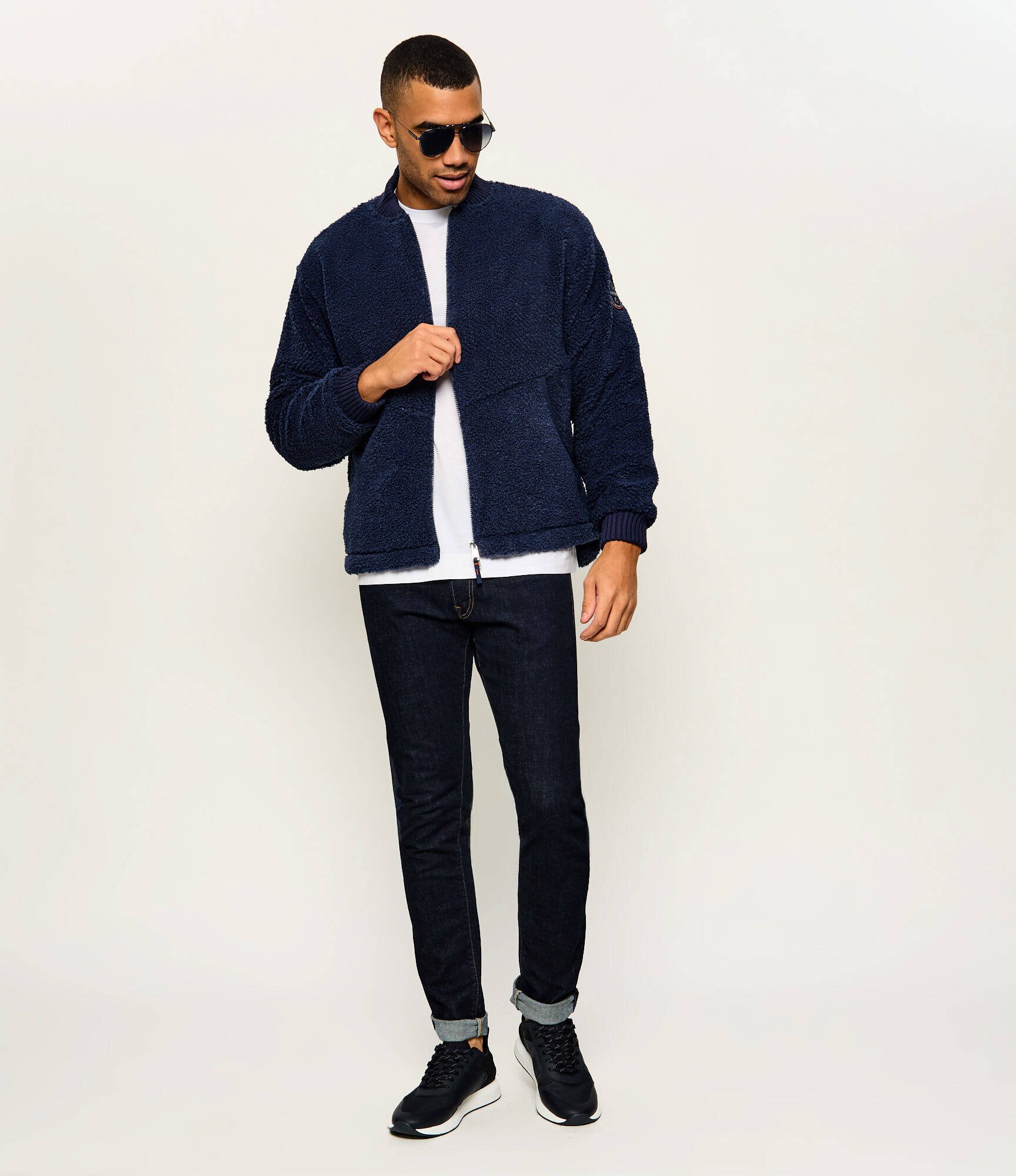 Napapijri Din fleece geacă bomber T-Mapu FZ | Loose fit