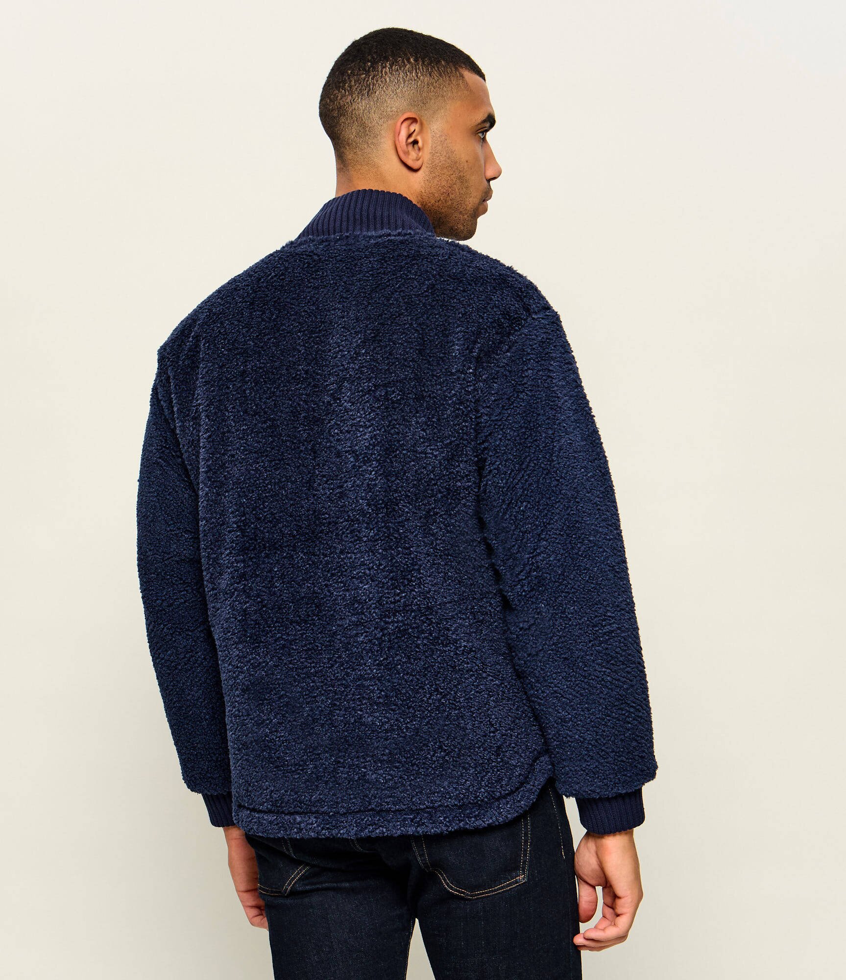 Napapijri Din fleece geacă bomber T-Mapu FZ | Loose fit