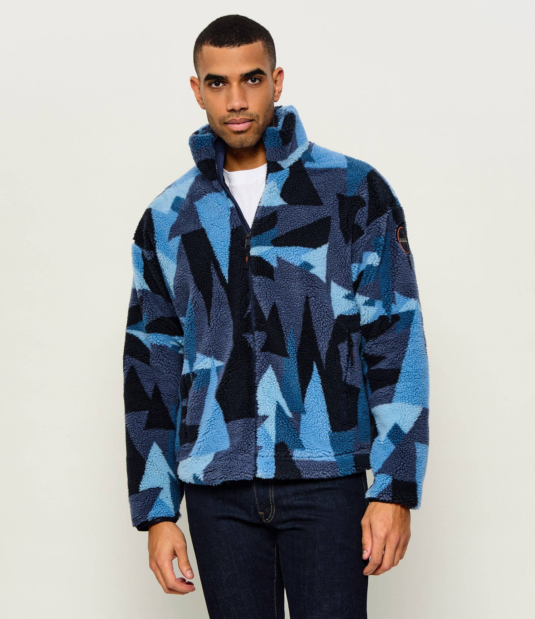Napapijri Din fleece geacă T-Fleece FZ | Loose fit