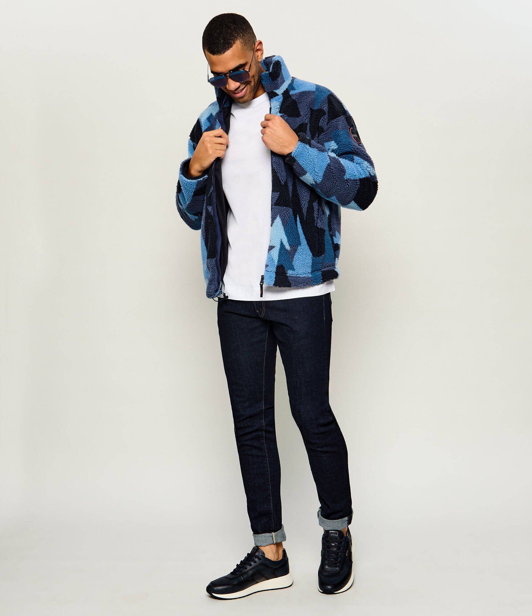 Napapijri Din fleece geacă T-Fleece FZ | Loose fit