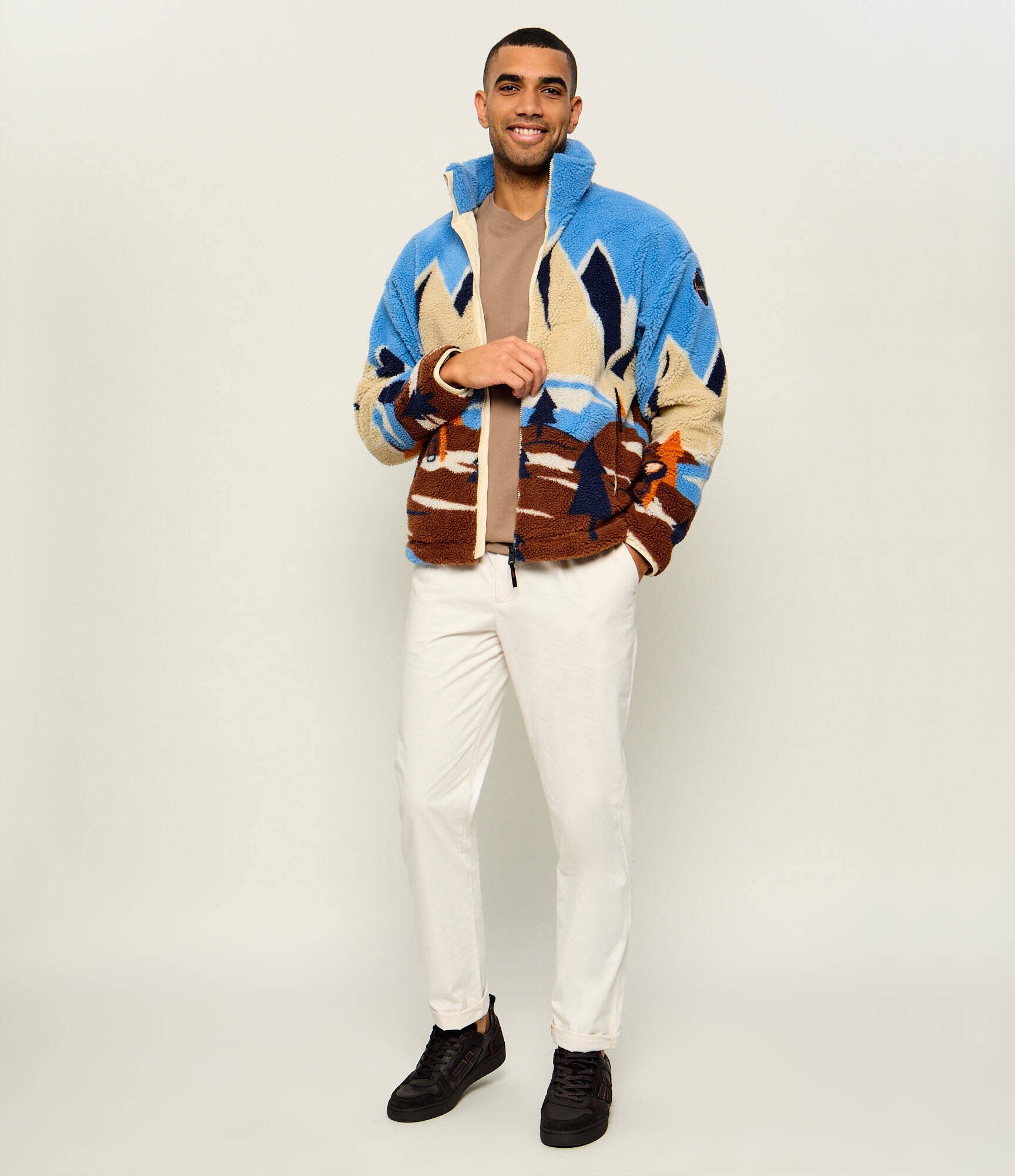 Napapijri Din fleece geacă T-Fleece FZ | Loose fit