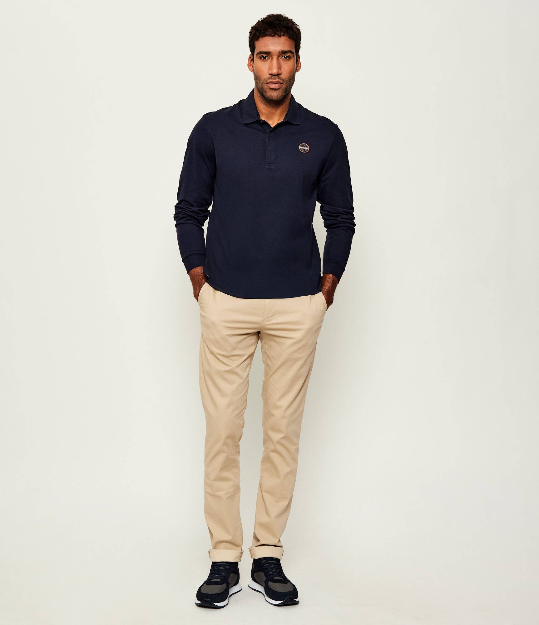 Napapijri Polo E-BADGE LS | Relaxed fit