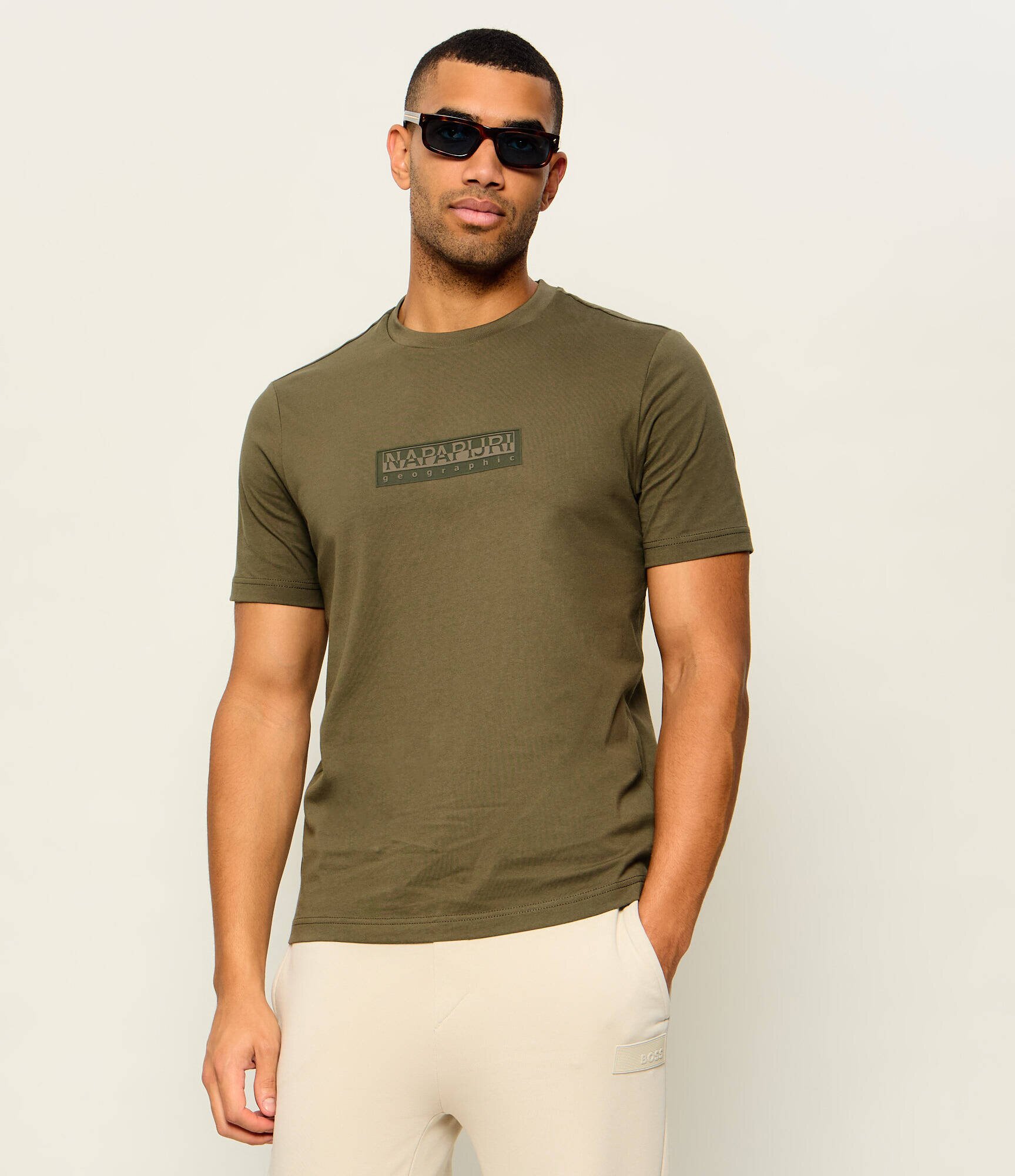 Napapijri Tricou S-Box Logo Ss 1 | Relaxed fit