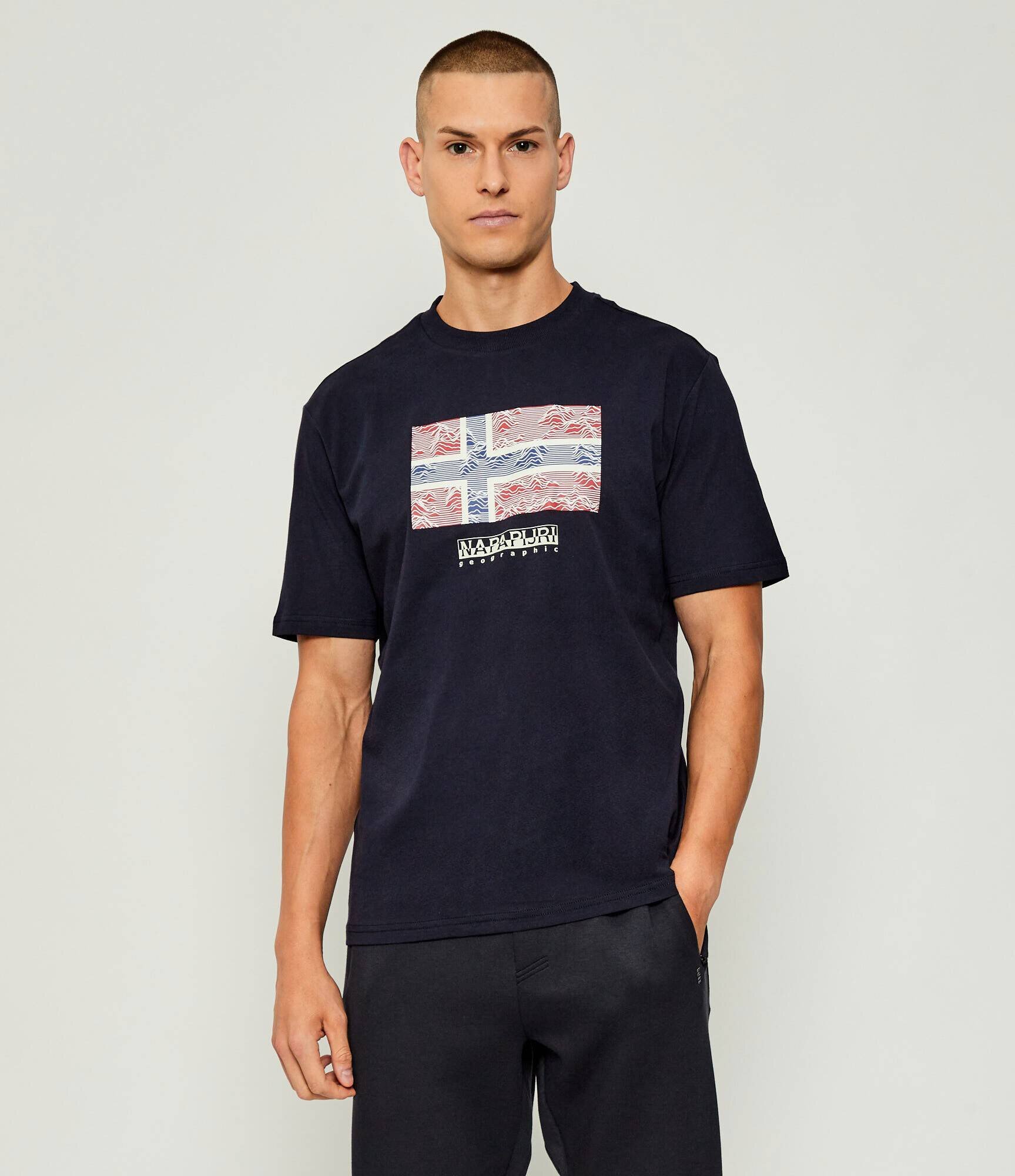 Napapijri Tricou S-DRAPEAU SS | Relaxed fit