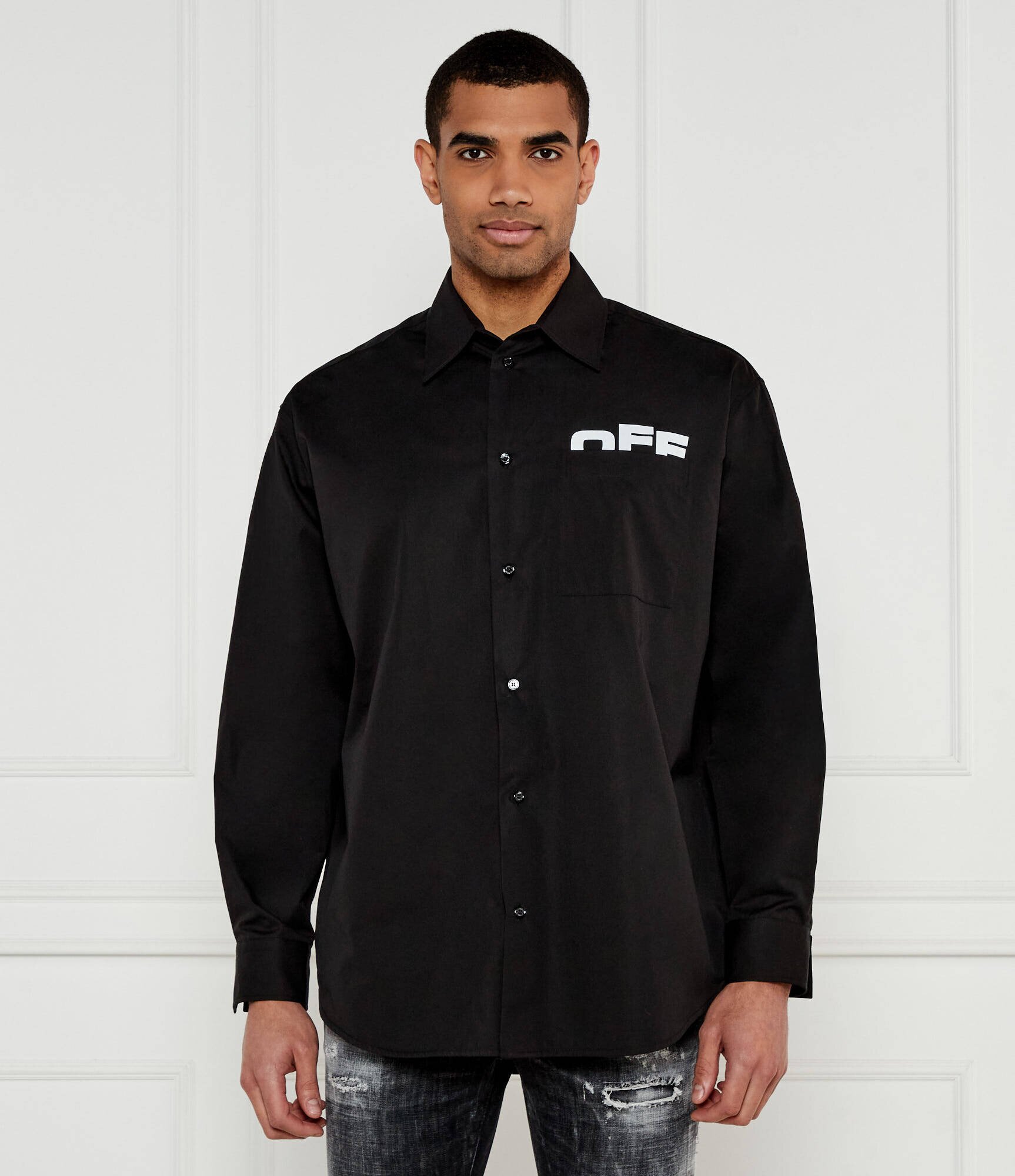OFF-WHITE Cămașă OFF SHARED | Loose fit