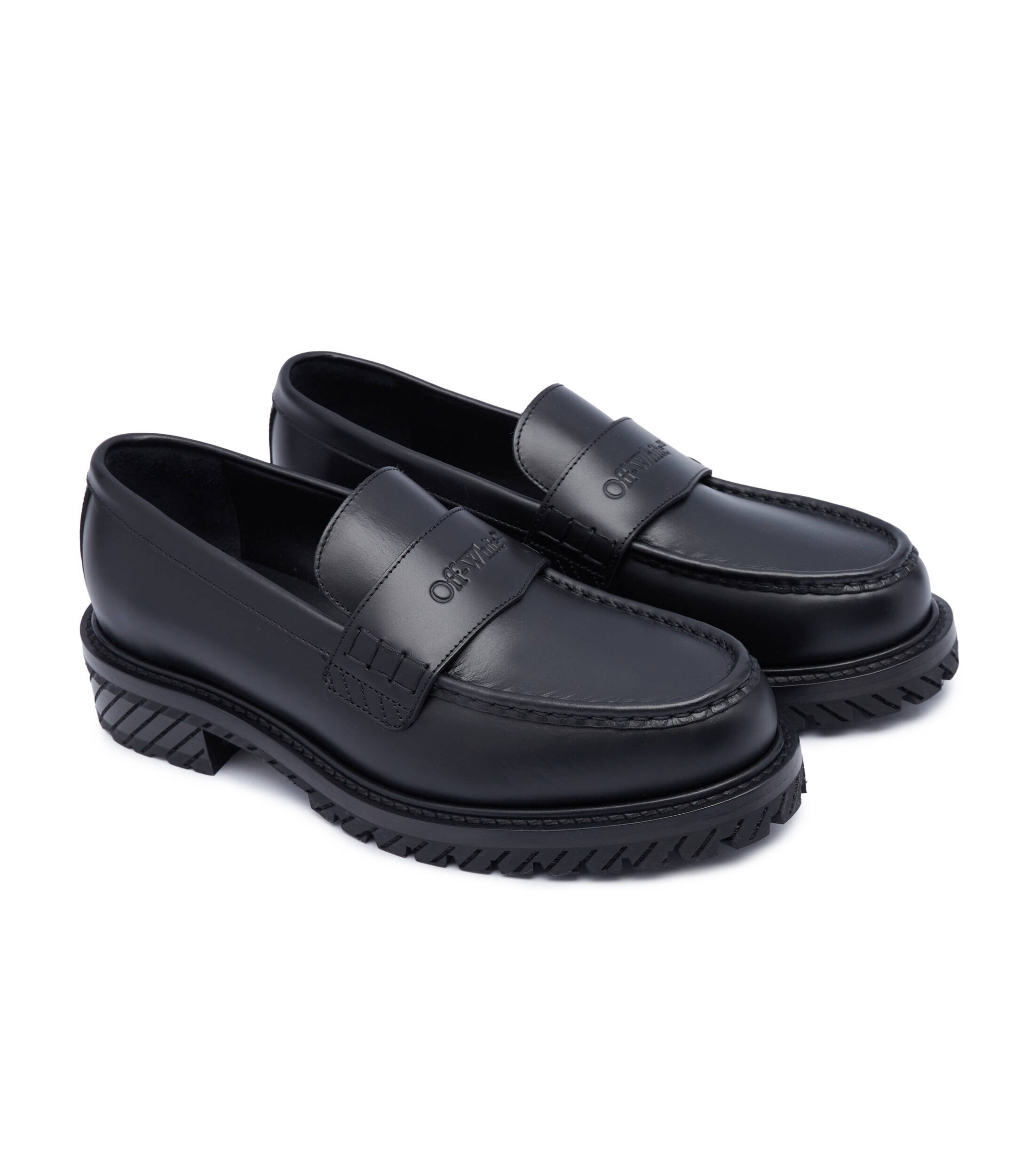 OFF-WHITE De piele pantofi loafer
