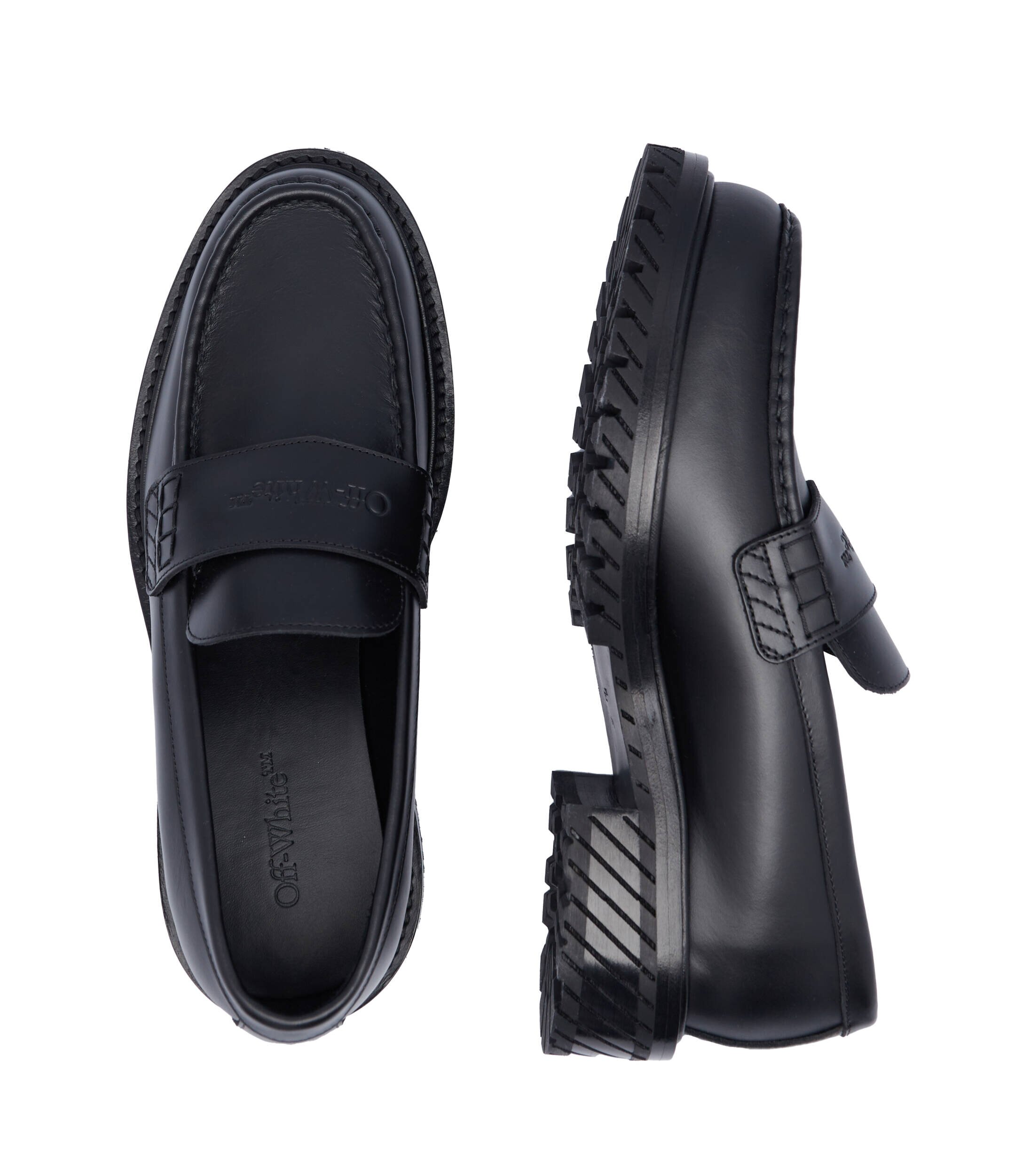OFF-WHITE De piele pantofi loafer