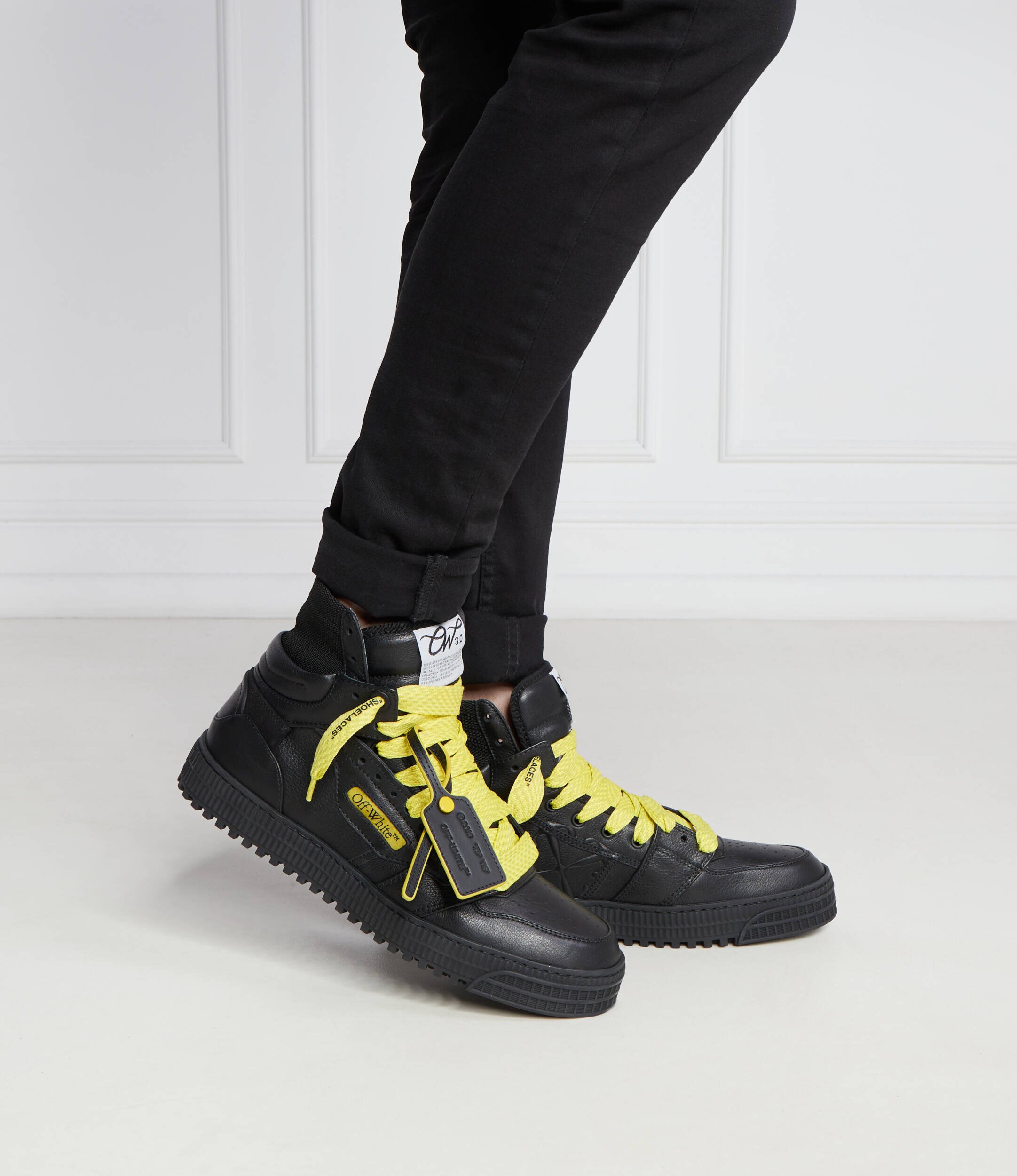 OFF-WHITE De piele sneakers