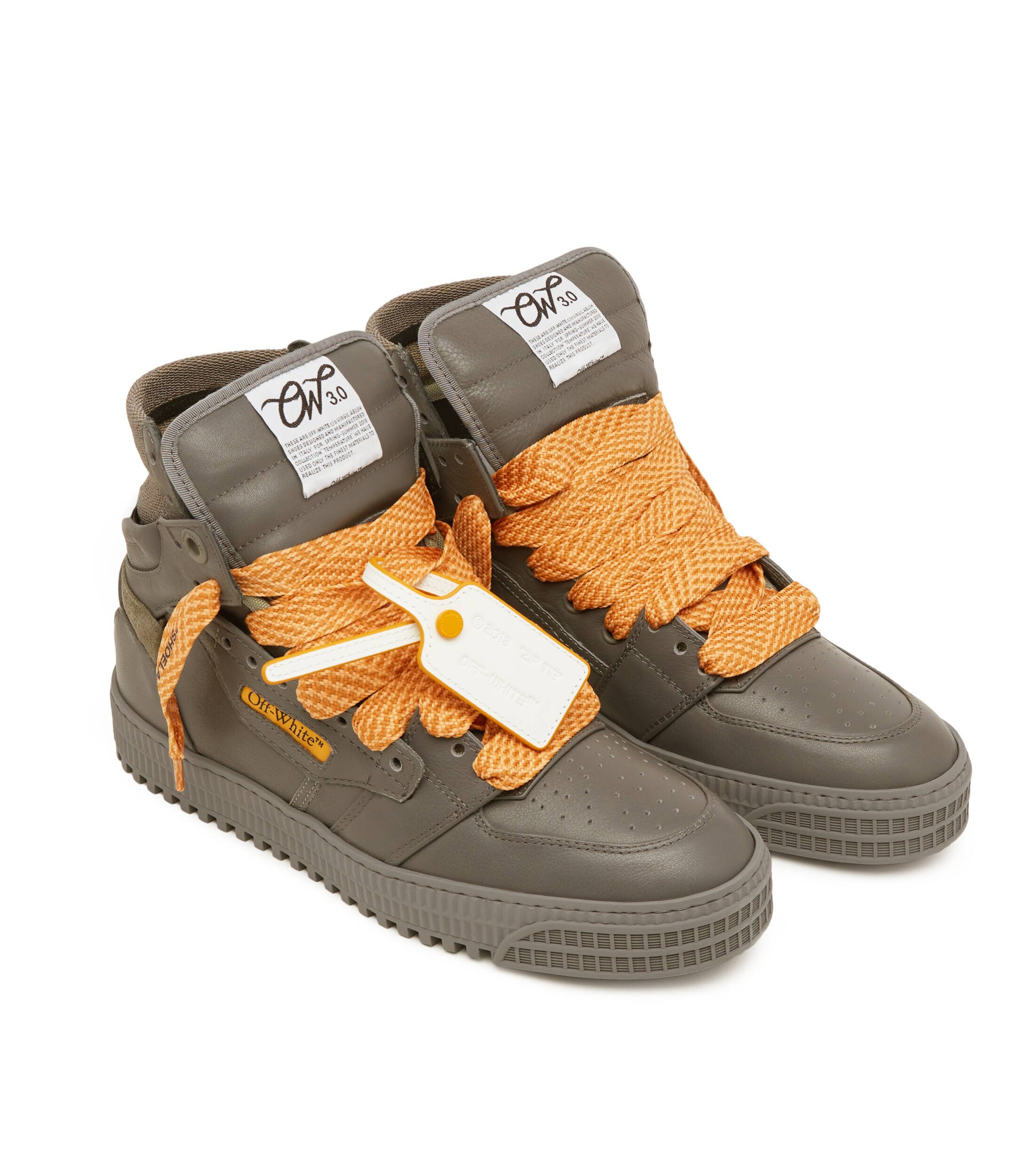 OFF-WHITE De piele sneakers