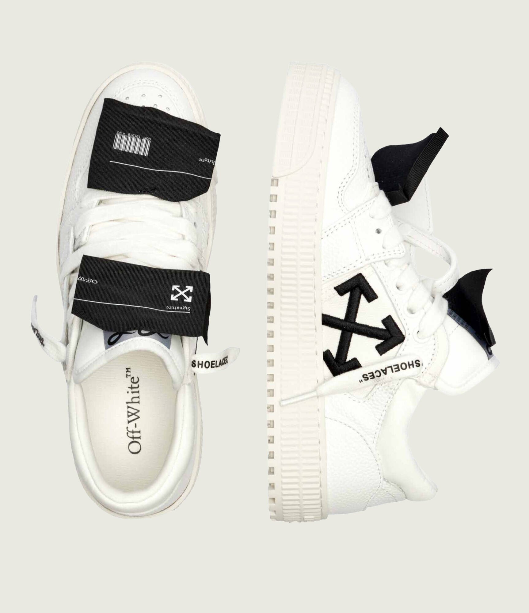 OFF-WHITE De piele sneakers LOW TOP 3.0 OFF COURT