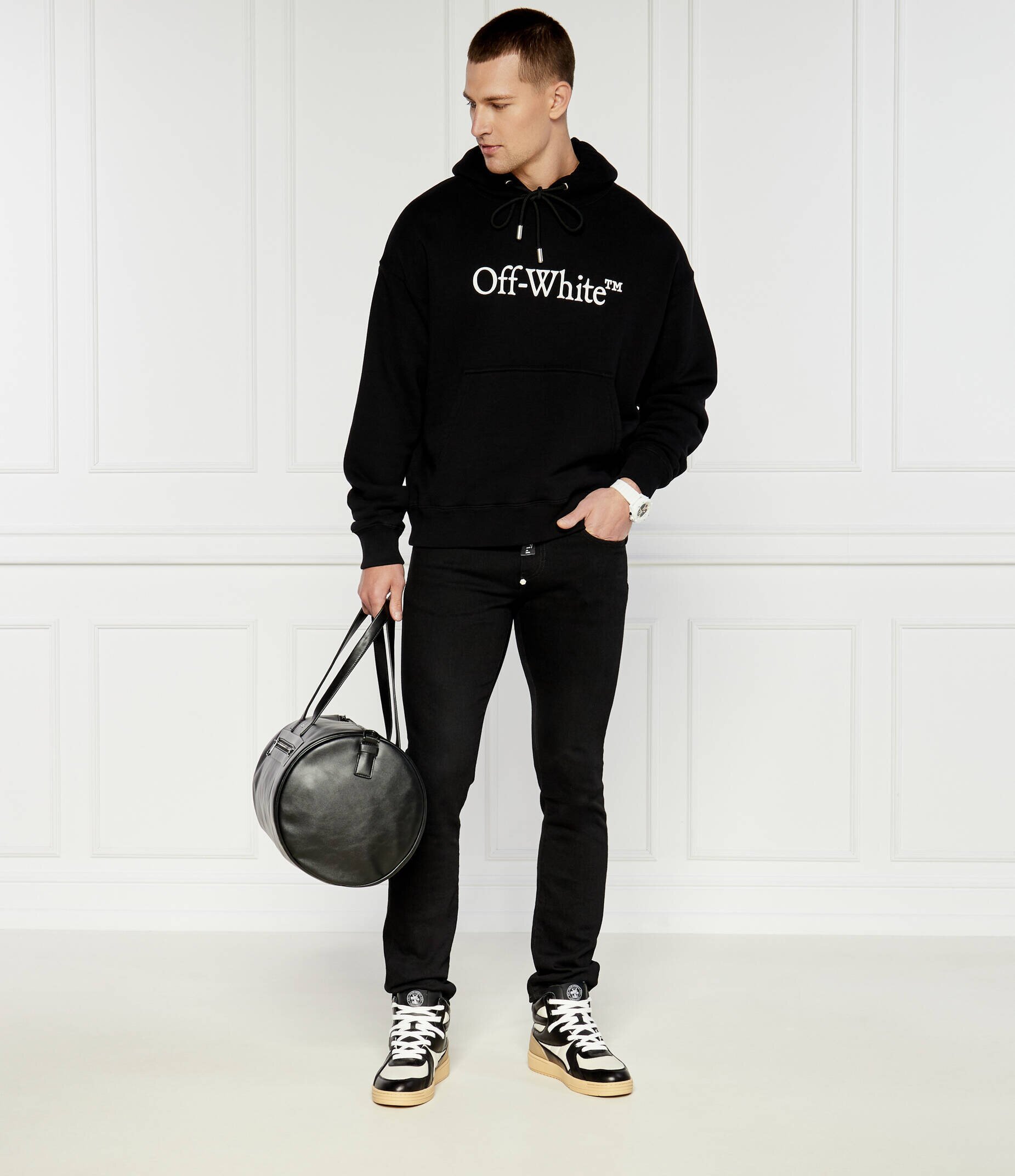 OFF-WHITE Hanorac BIG BOOKISH SKATE | Oversize fit