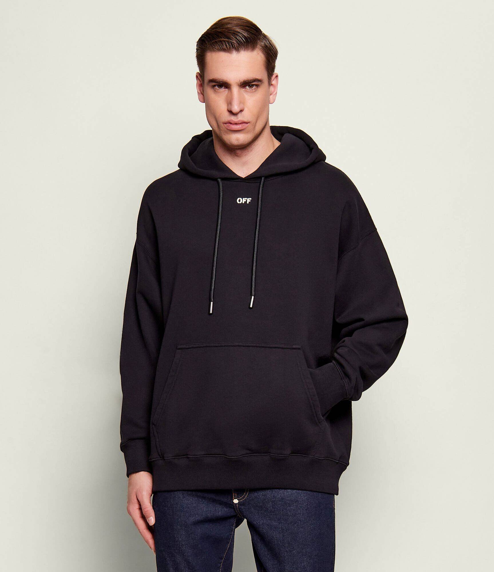 OFF-WHITE Hanorac STAMP SKATE | Oversize fit