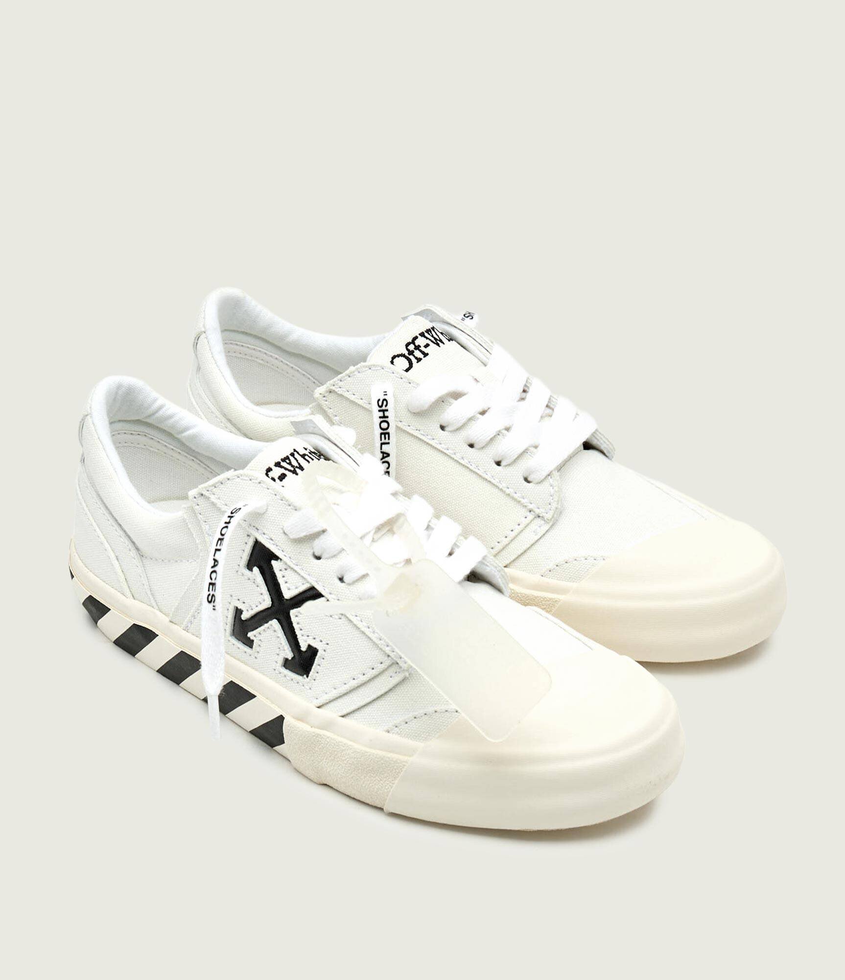 OFF-WHITE Sneakers Vulcanized UNDERCUT cu adaos de piele