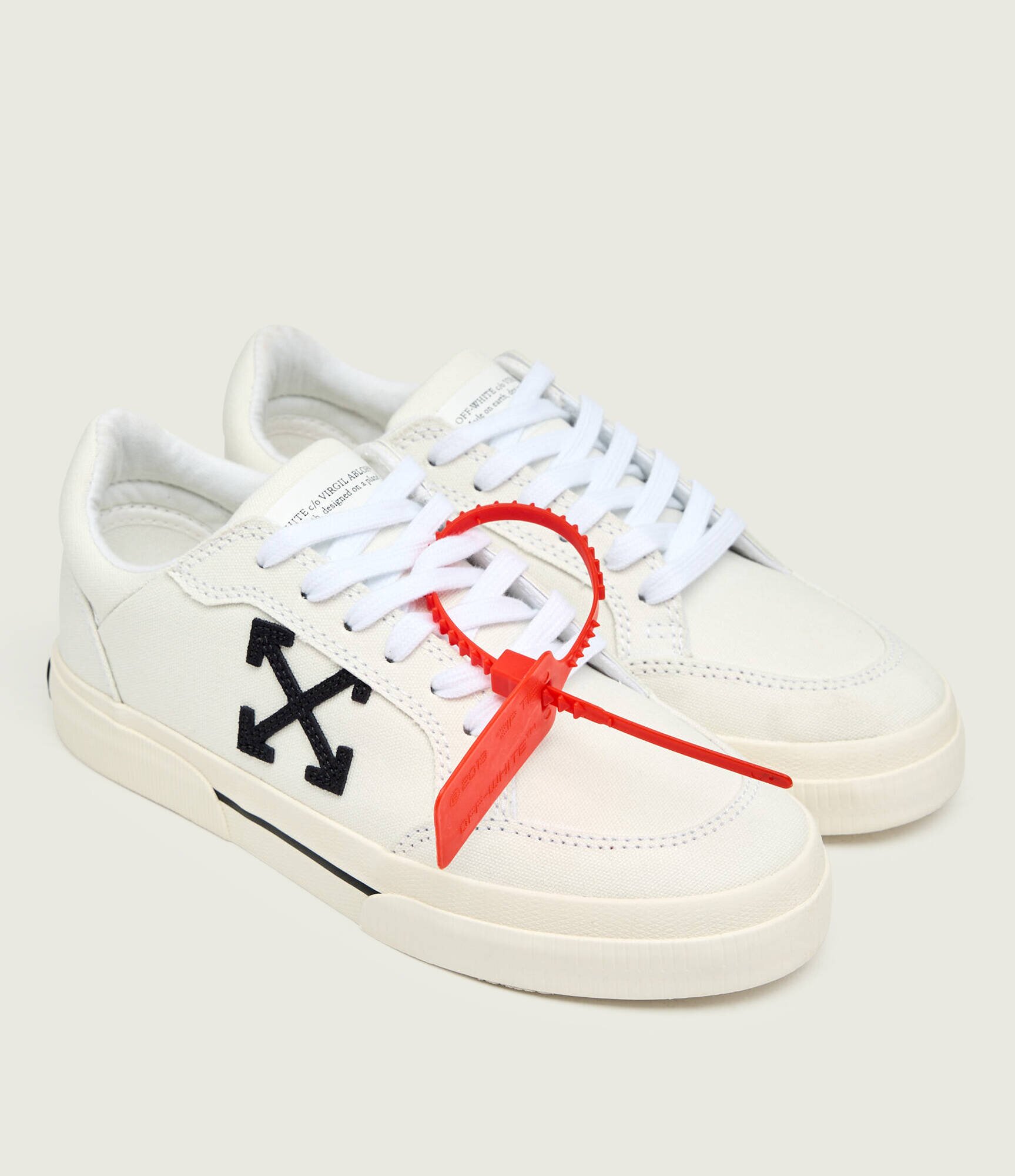 OFF-WHITE Teniși cu adaos de piele