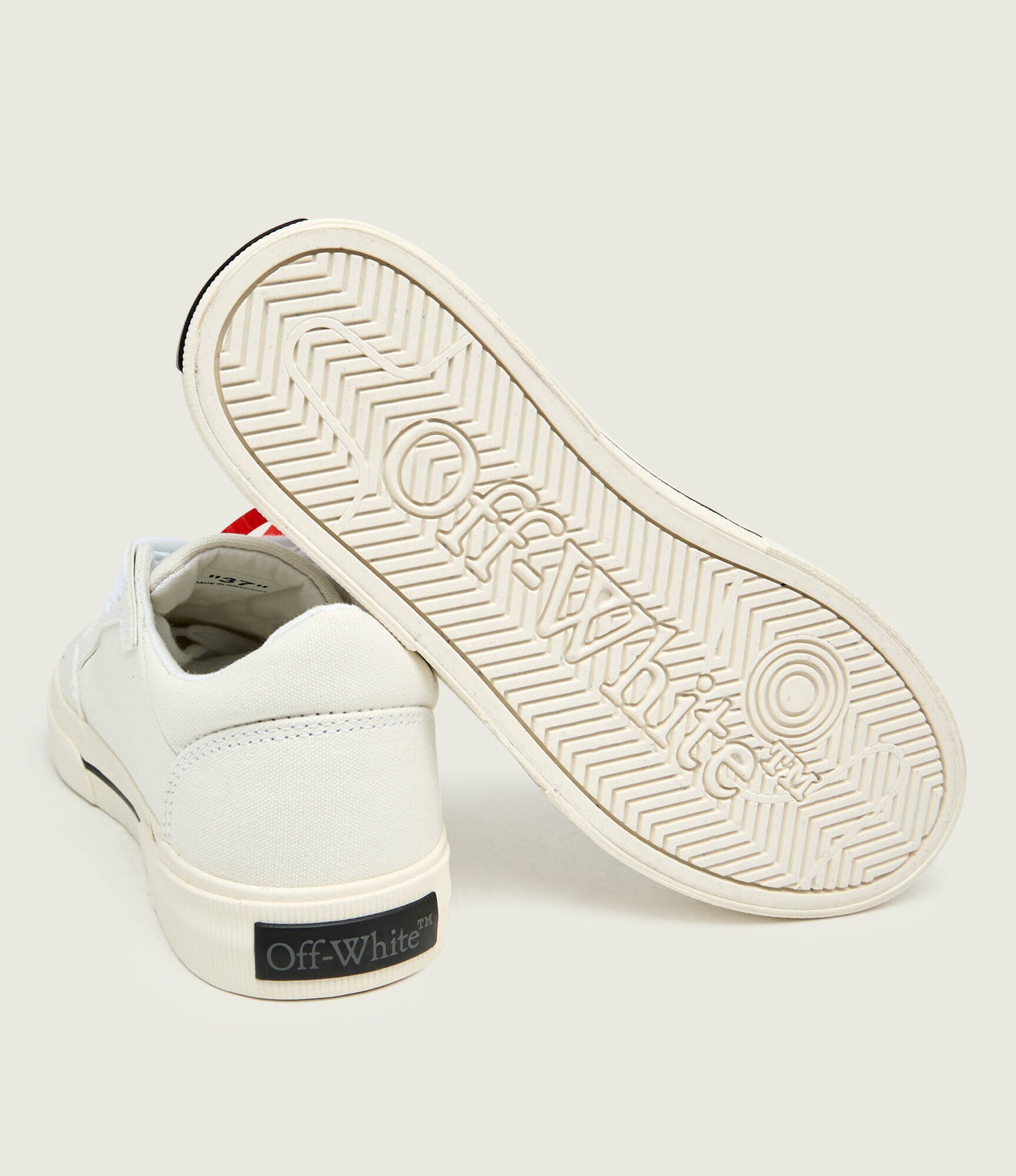OFF-WHITE Teniși cu adaos de piele