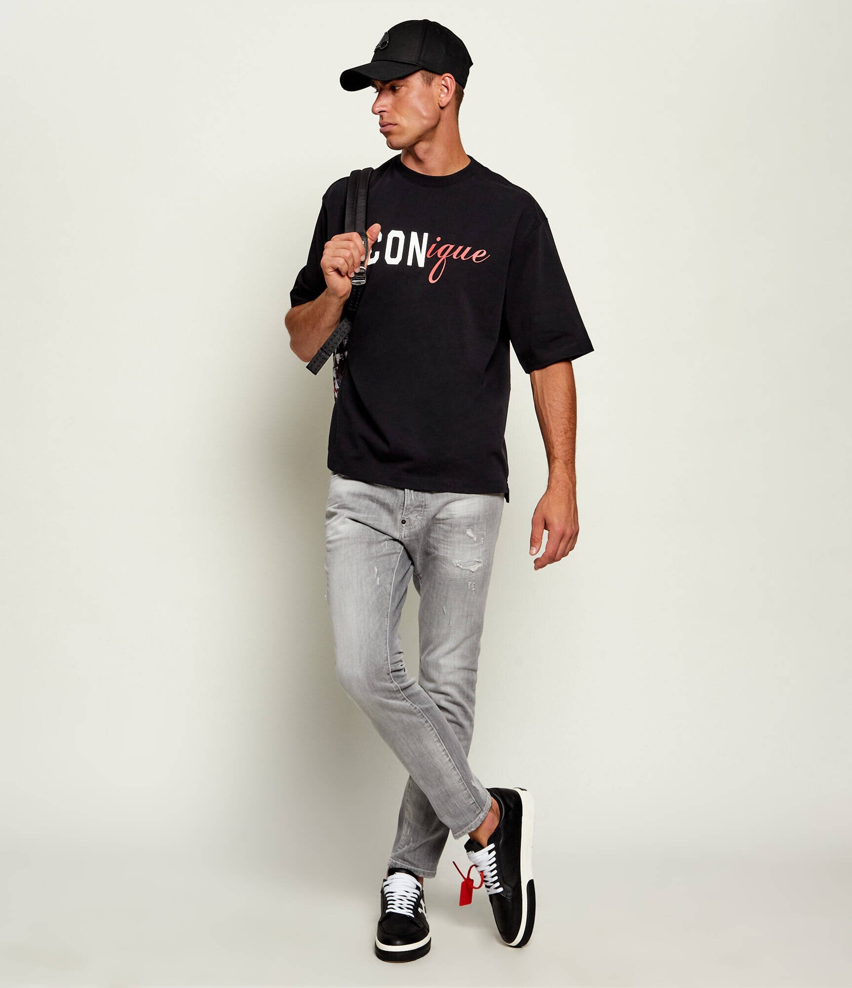 OFF-WHITE Teniși din piele New Low Vulcanized